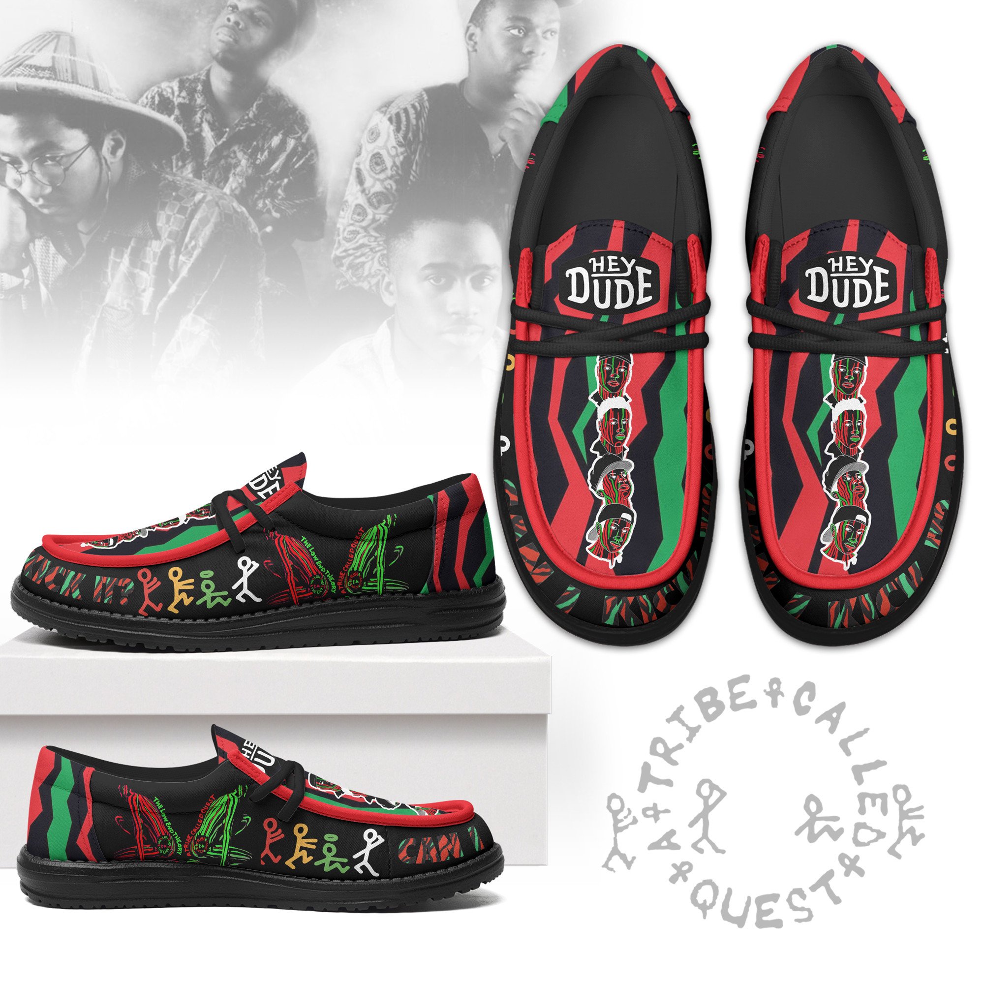 A Tribe Called Quest Personalized Hey Dude Shoes For Men And Women ST6151