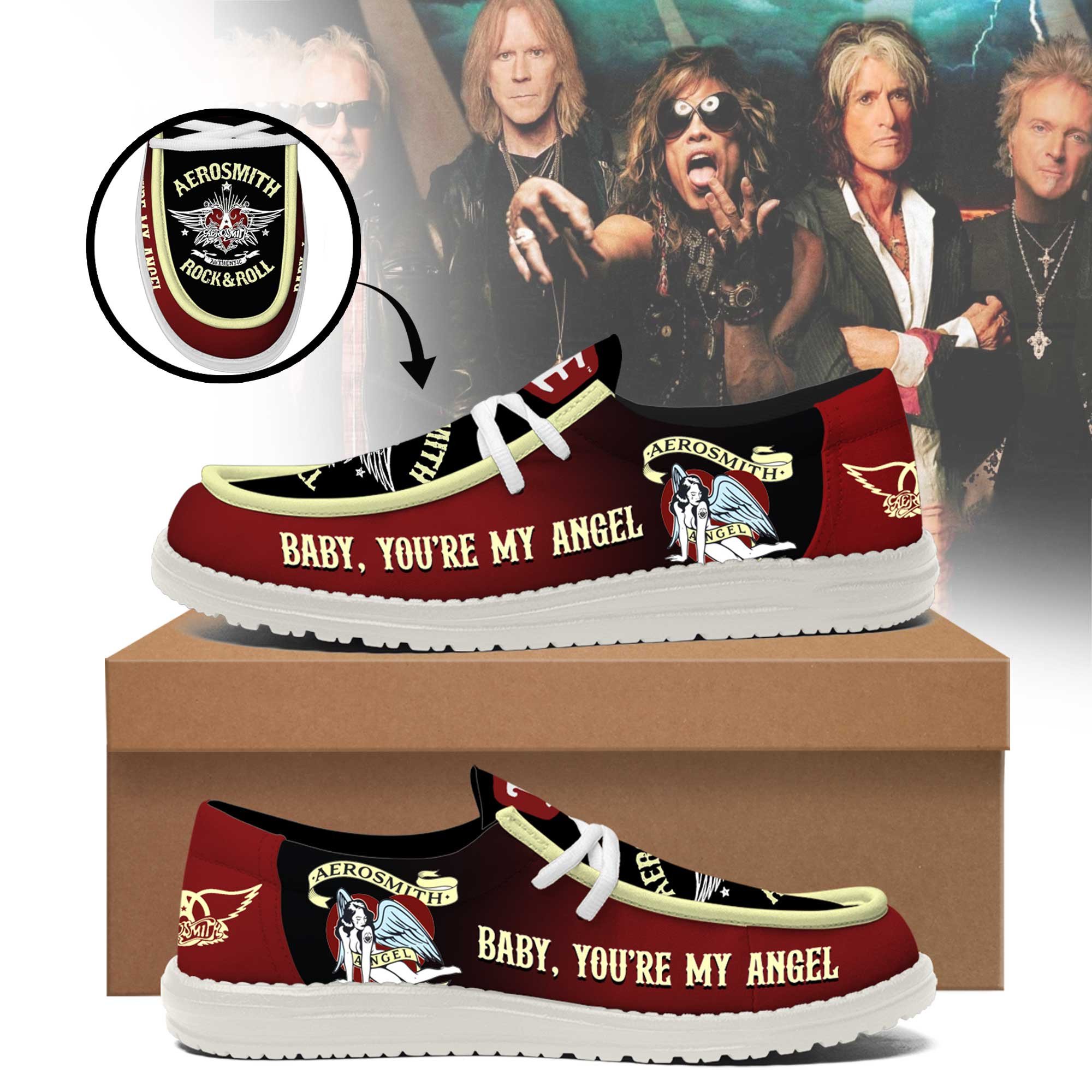 Aerosmith Hey Dude Shoes For Men And Women ST6197