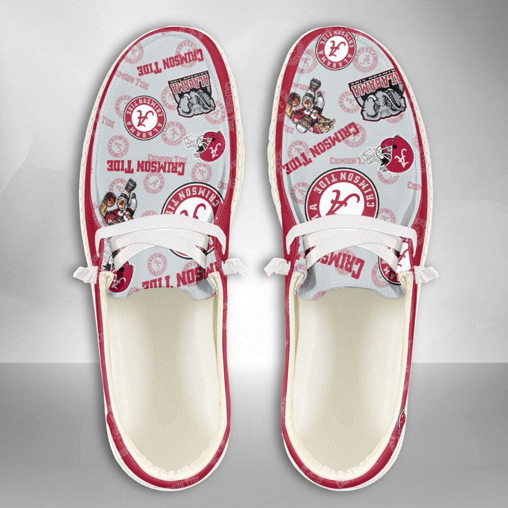 Alabama Crimson Tide NCAA Personalized Hey Dude Shoes For Men And Women ST12035