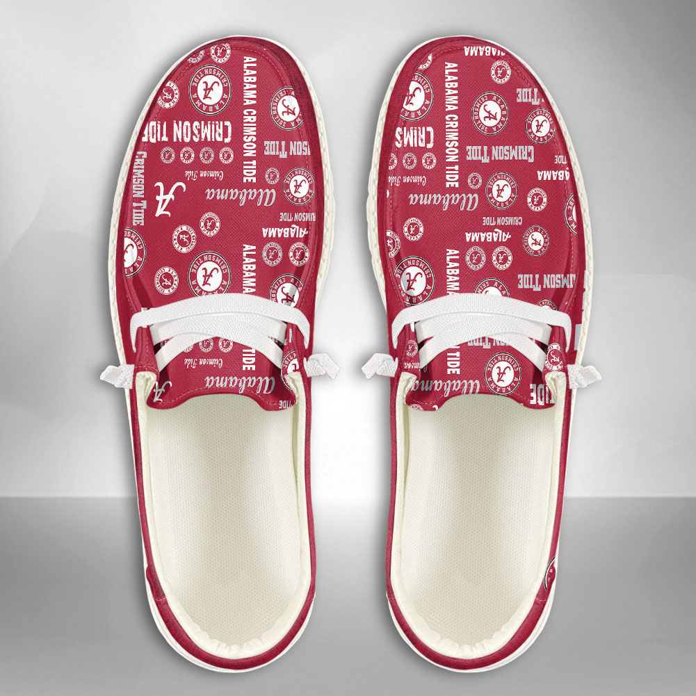 Alabama Crimson Tide NCAA Personalized Hey Dude Shoes For Men And Women ST12037