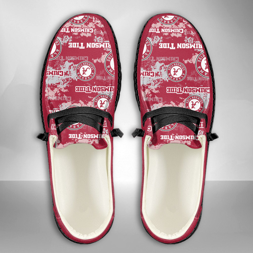 Alabama Crimson Tide NCAA Personalized Hey Dude Shoes For Men And Women ST12243