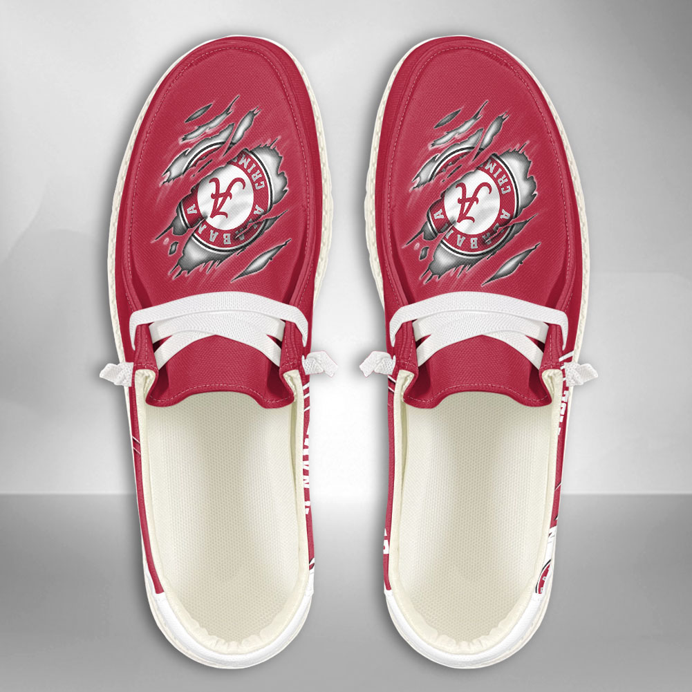 Alabama Crimson Tide NCAA Personalized Hey Dude Shoes For Men And Women ST12538