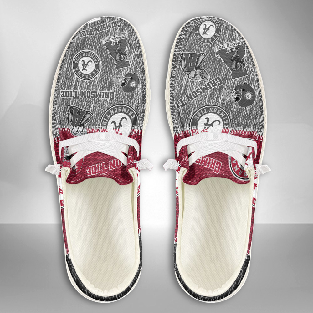 Alabama Crimson Tide NCAA Personalized Hey Dude Shoes For Men And Women ST12700
