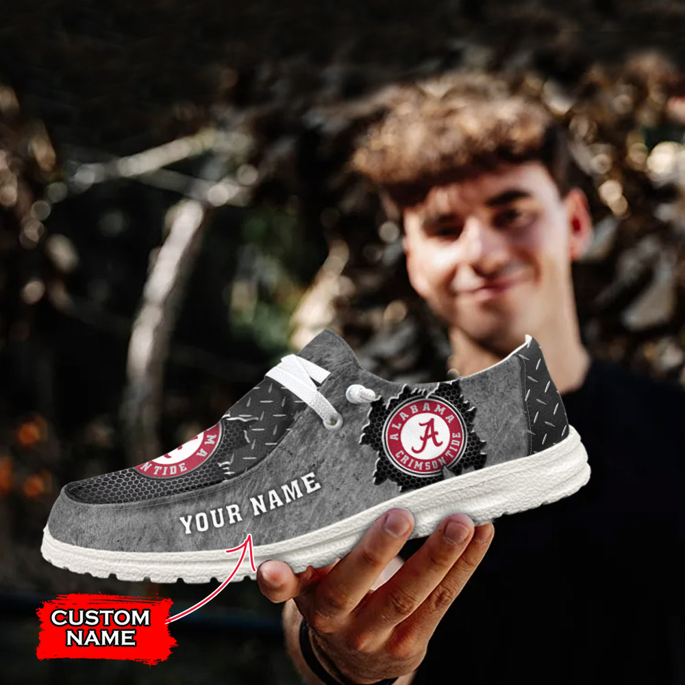 Alabama Crimson Tide NCAA Personalized Hey Dude Shoes For Men And Women ST13453