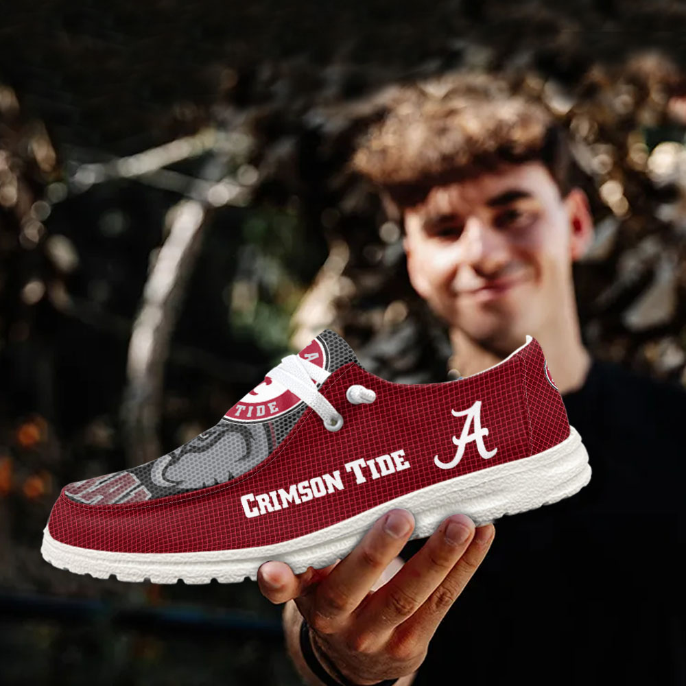 Alabama Crimson Tide NCAA Personalized Hey Dude Shoes For Men And Women ST14316