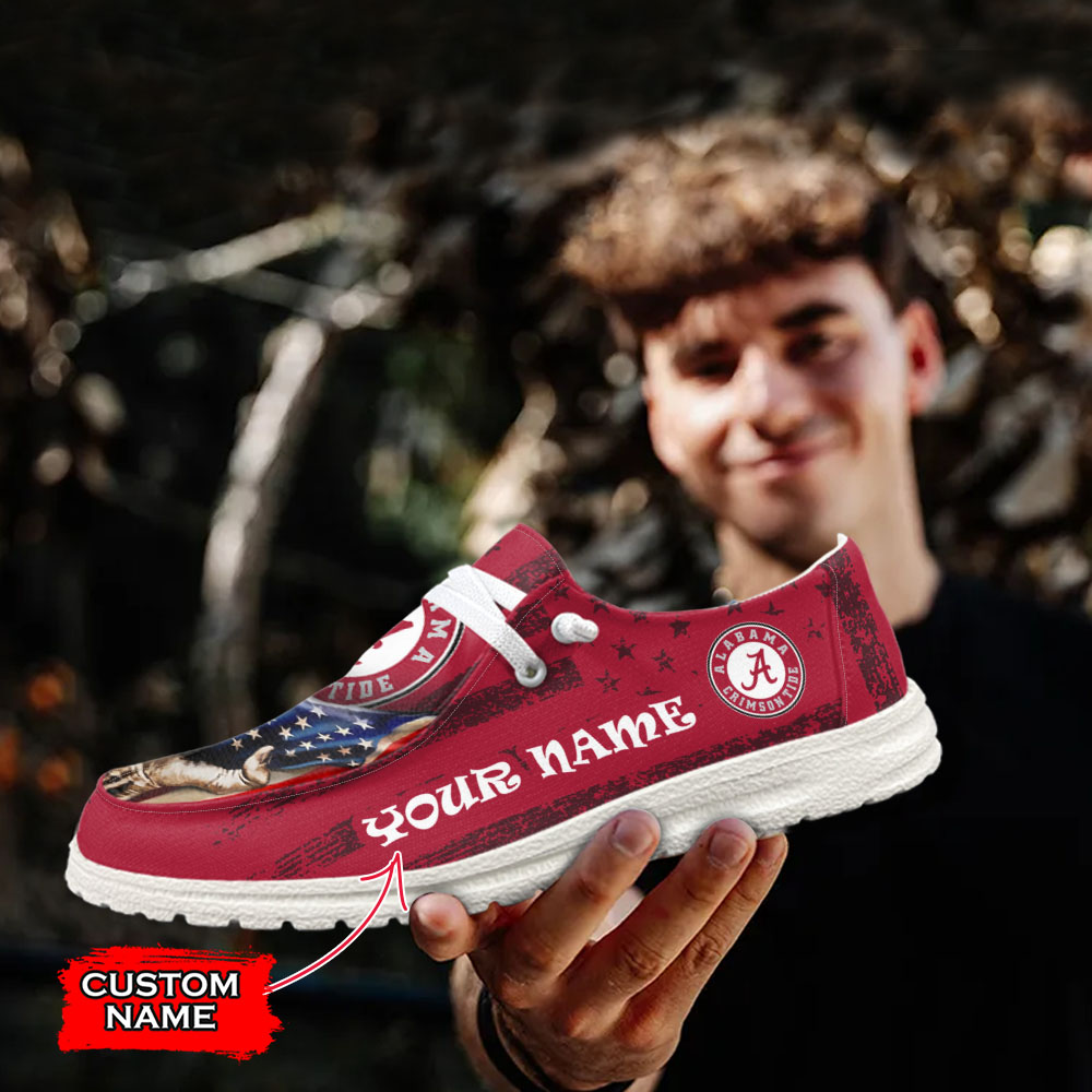 Alabama Crimson Tide NCAA Personalized Hey Dude Shoes For Men And Women ST14471