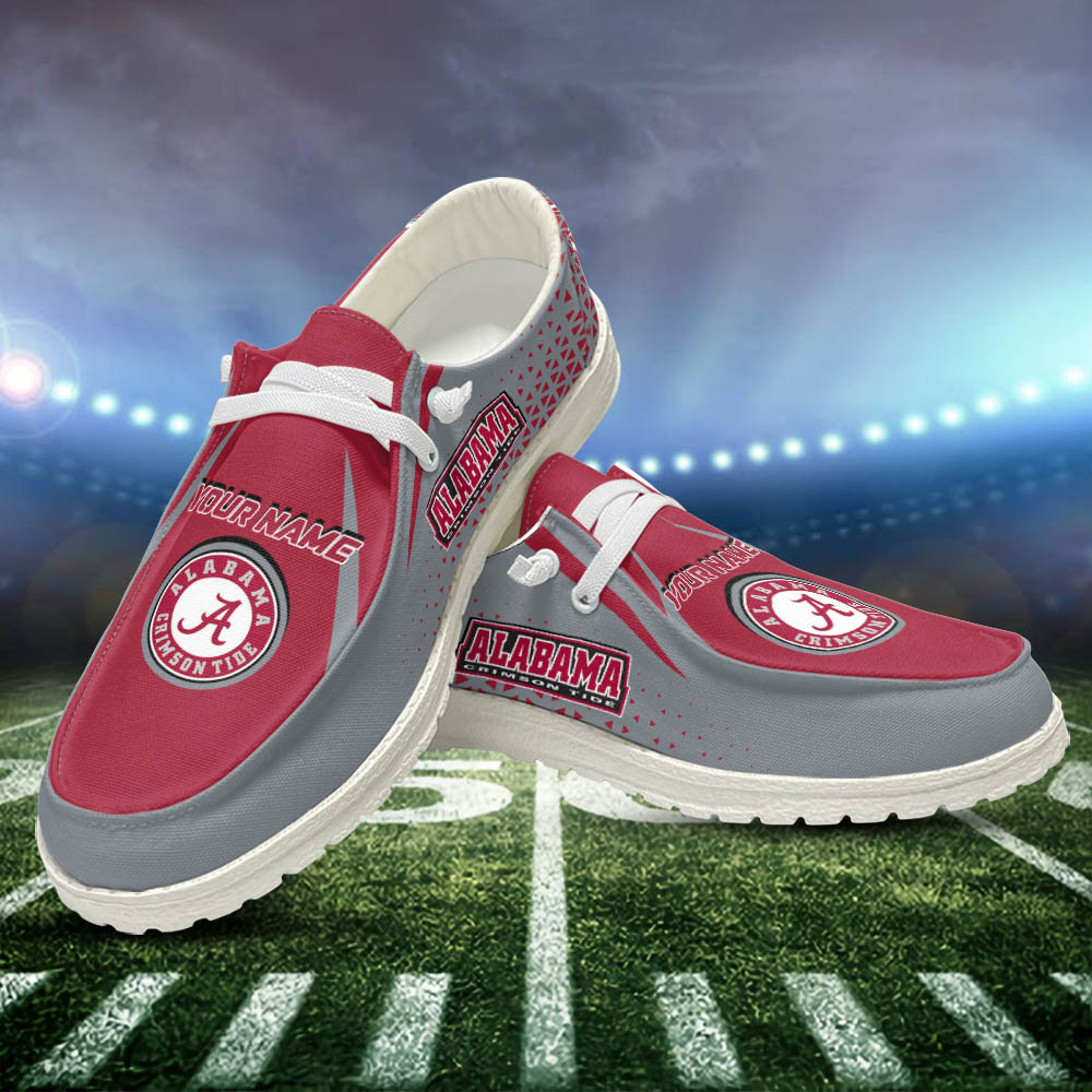 Alabama Crimson Tide Personalized Hey Dude Shoes For Men And Women ST15050
