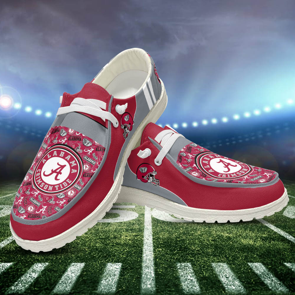 Alabama Crimson Tide Personalized Hey Dude Shoes For Men And Women ST15564