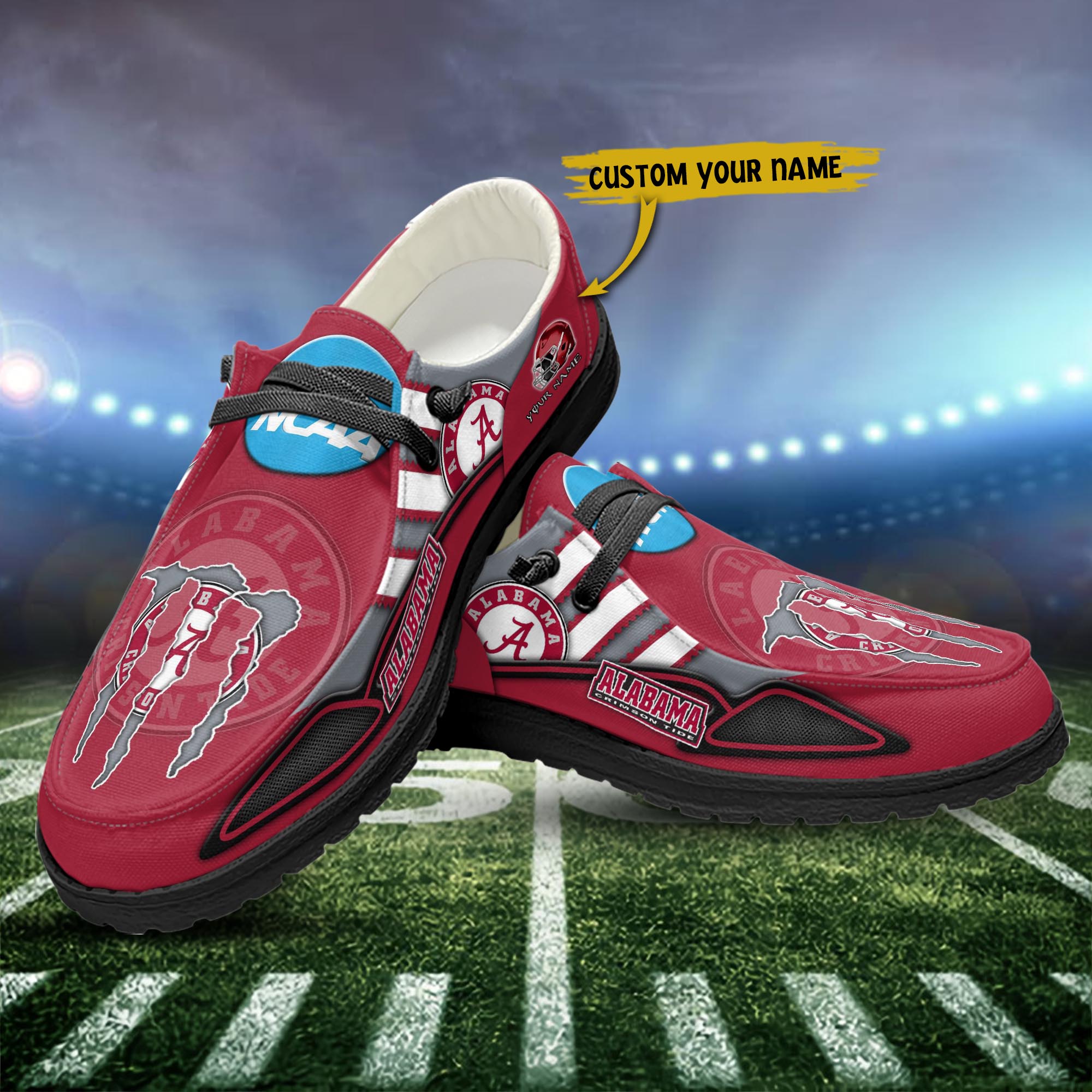 Alabama Crimson Tide Personalized Hey Dude Shoes For Men And Women ST15611