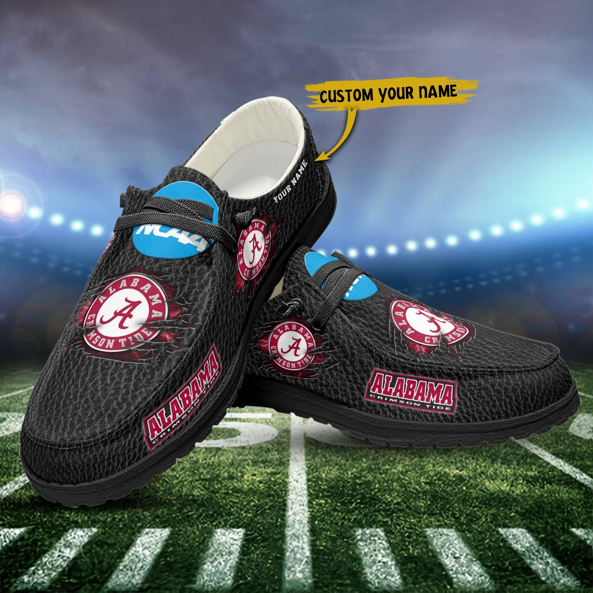 Alabama Crimson Tide Personalized Hey Dude Shoes For Men And Women ST16330