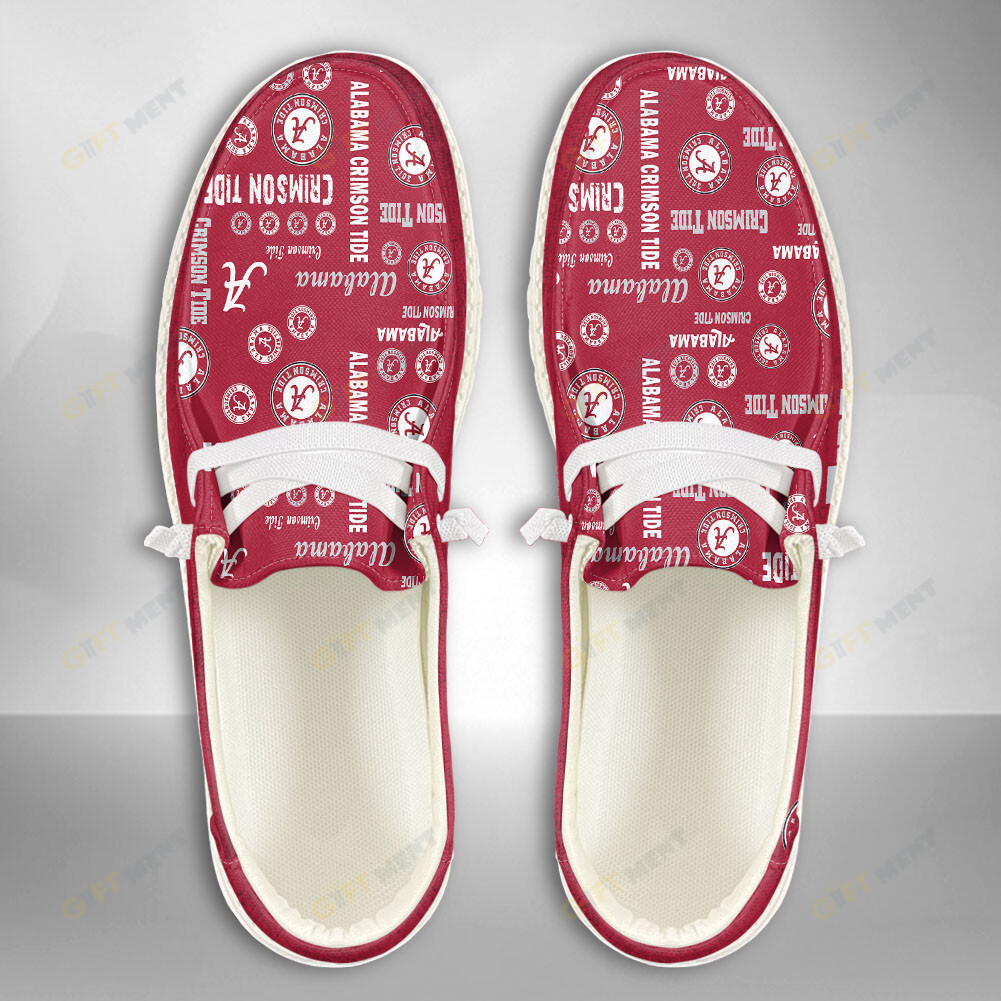 Alabama Crimson Tide Personalized Hey Dude Shoes For Men And Women ST4007