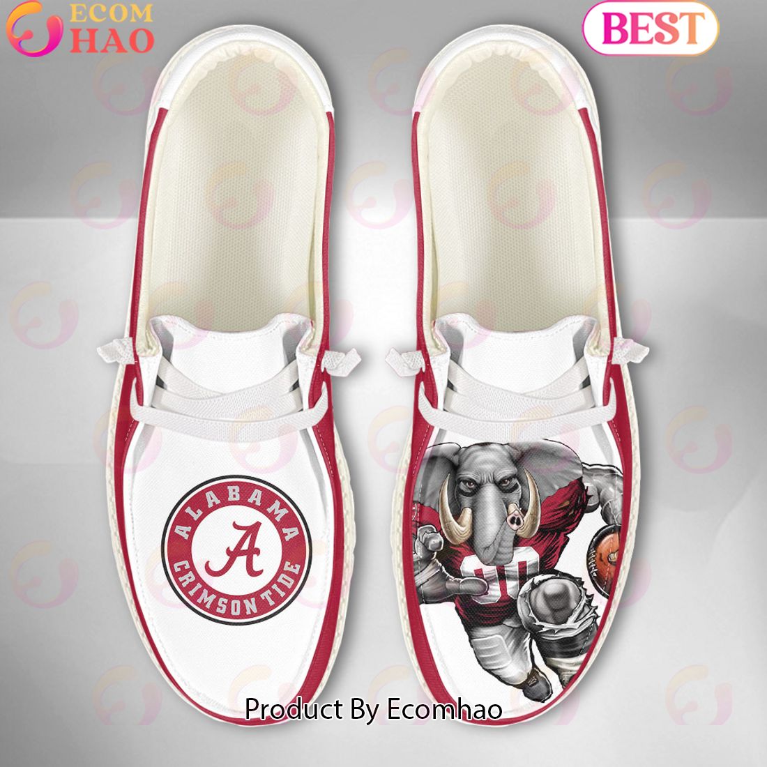 Alabama Crimson Tide Personalized Hey Dude Shoes For Men And Women ST4439