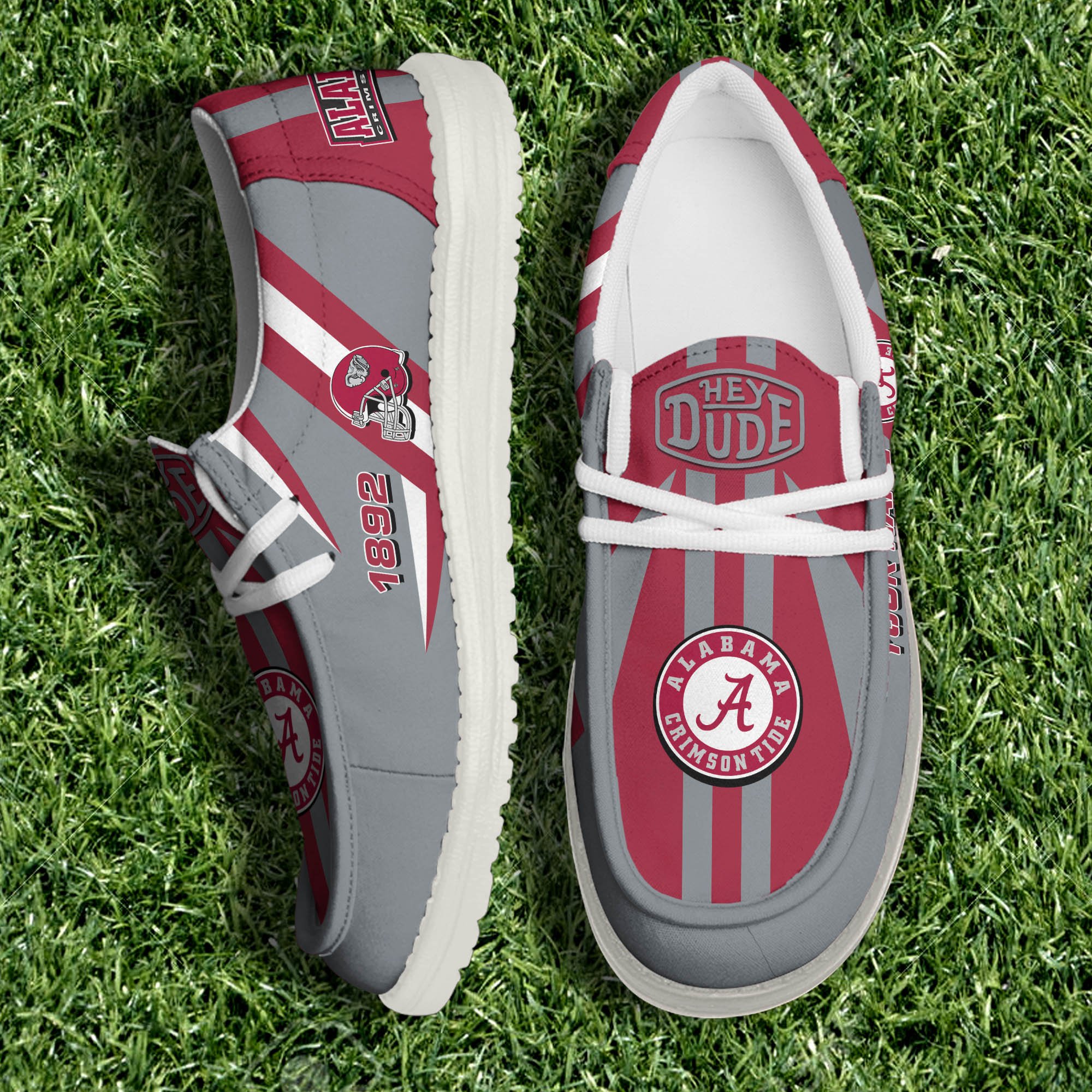 Alabama Crimson Tide Personalized Hey Dude Shoes For Men And Women ST8984