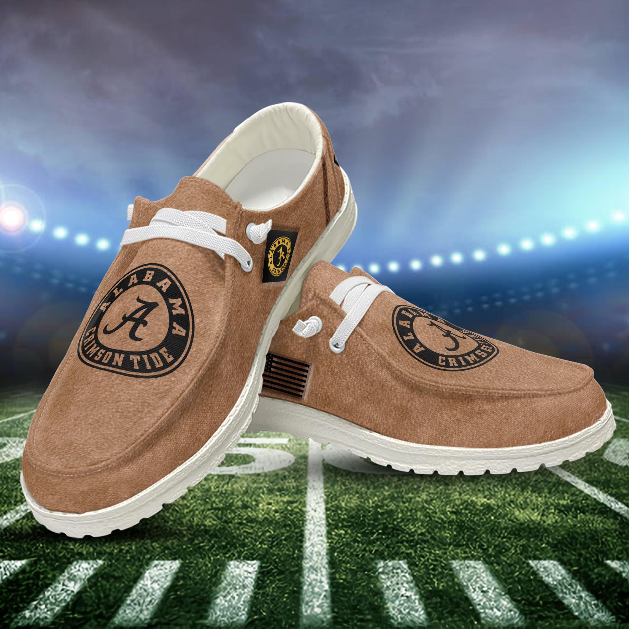Alabama Crimson Tide Salute To Service NCAA Personalized Hey Dude Shoes For Men And Women ST13934