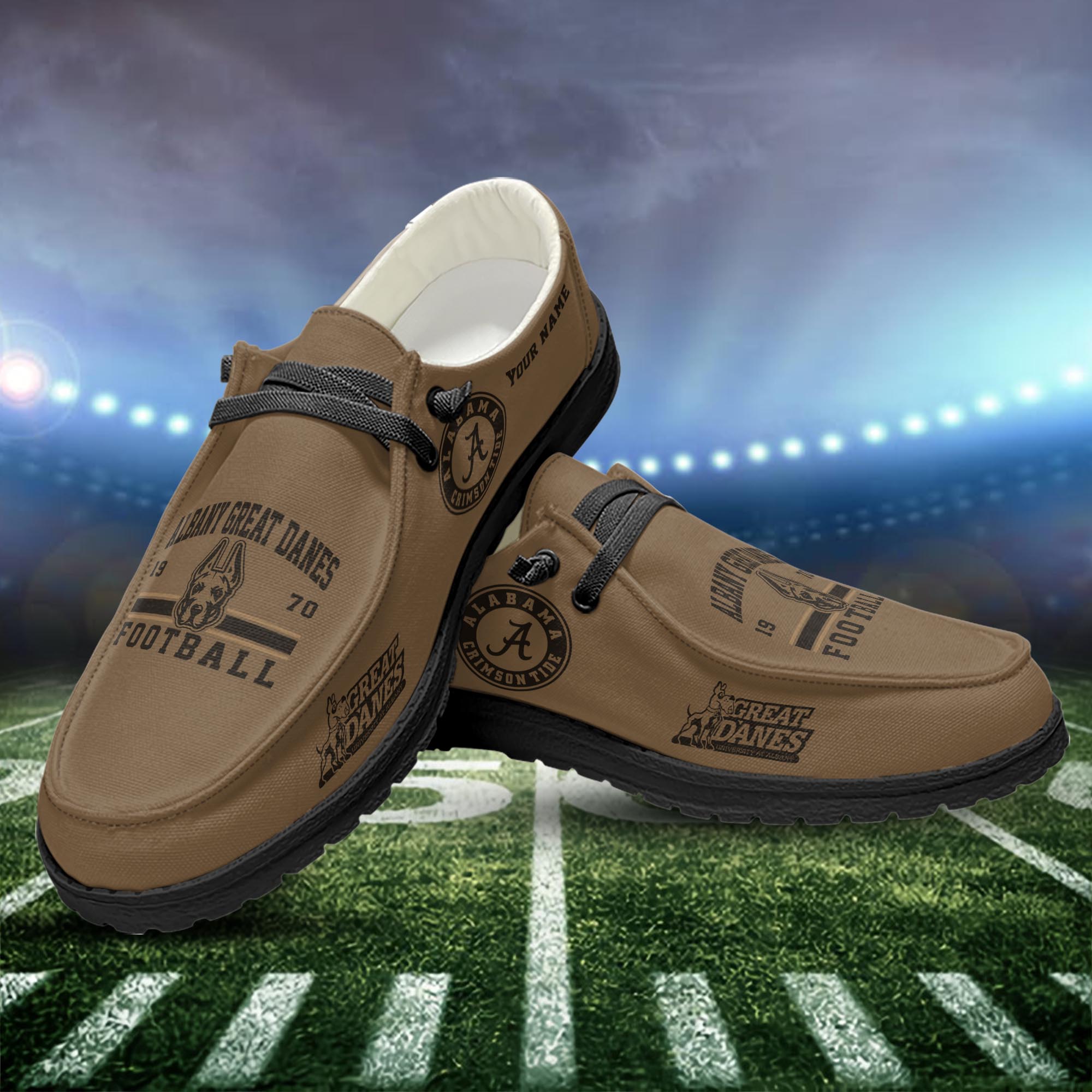 Albany Great Danes NCAA Personalized Hey Dude Shoes For Men And Women ST11821