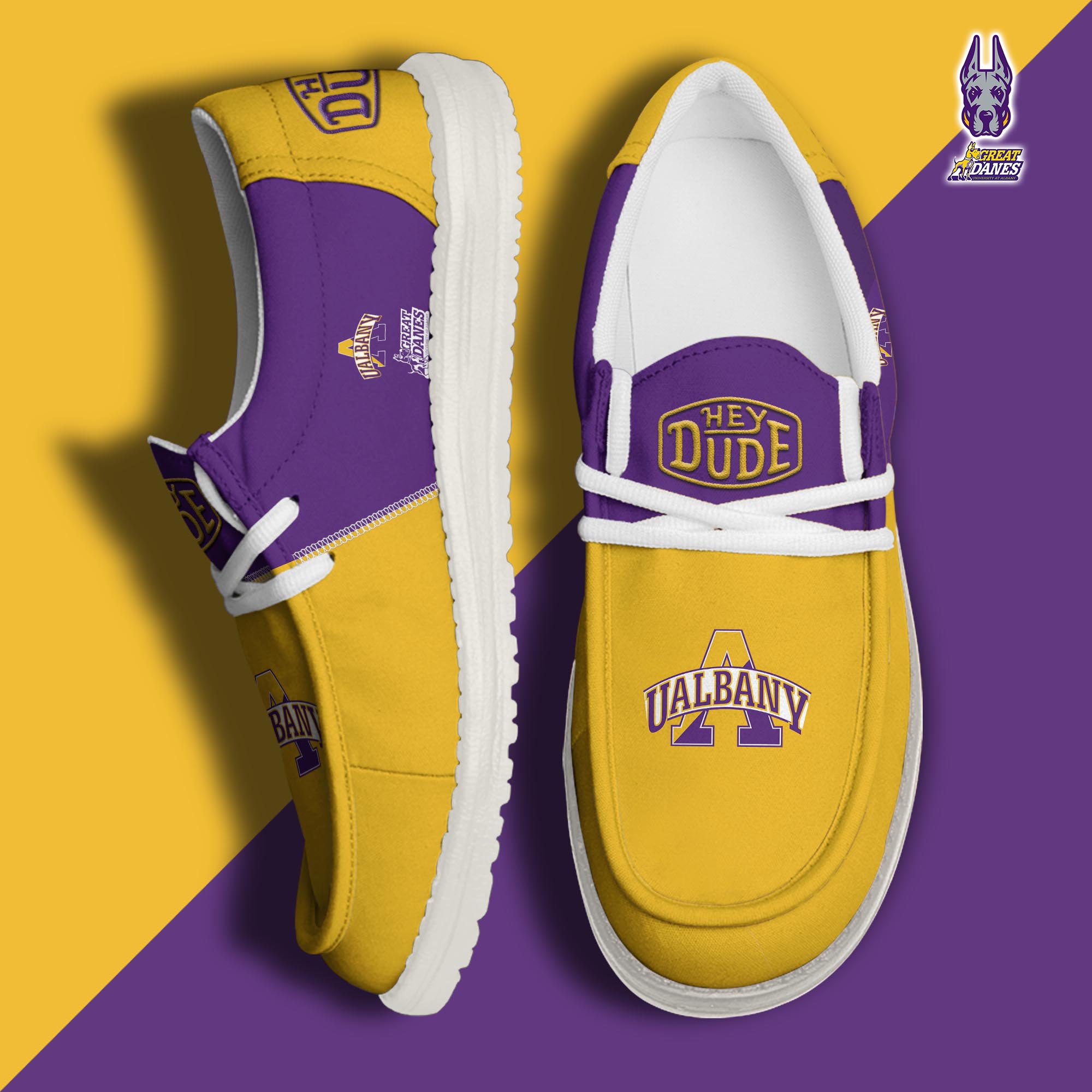 Albany Great Danes Personalized Hey Dude Shoes For Men And Women ST4858