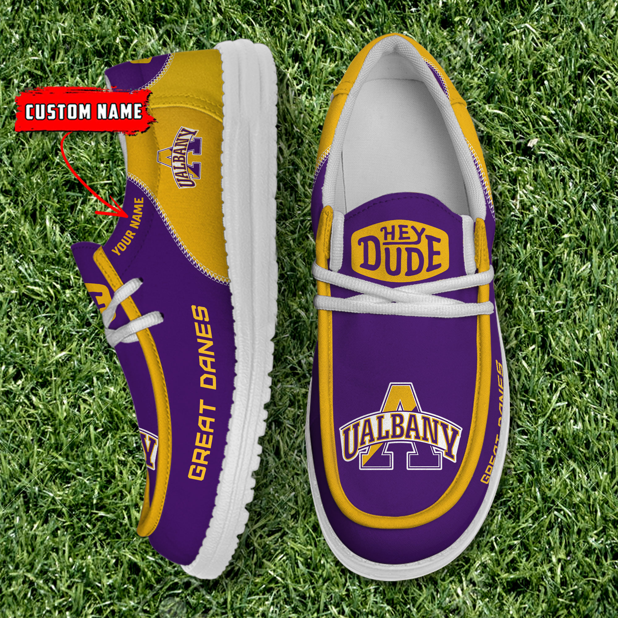 Albany Great Danes Personalized Hey Dude Shoes For Men And Women ST5407