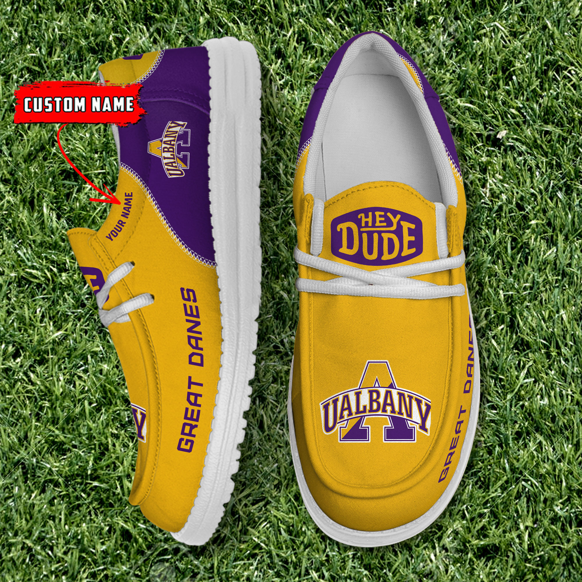 Albany Great Danes Personalized Hey Dude Shoes For Men And Women ST5410