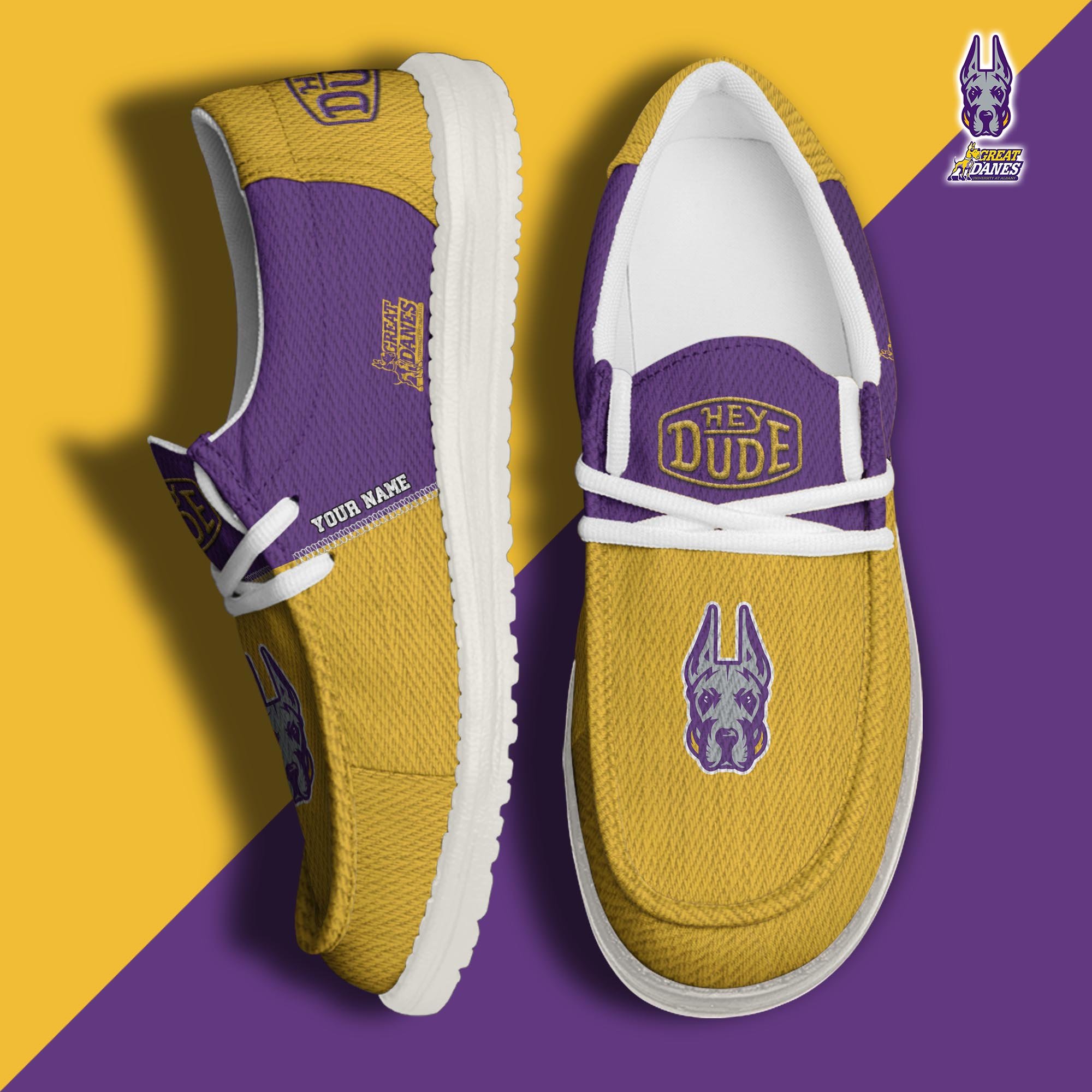 Albany Great Danes Personalized Hey Dude Shoes For Men And Women ST6323