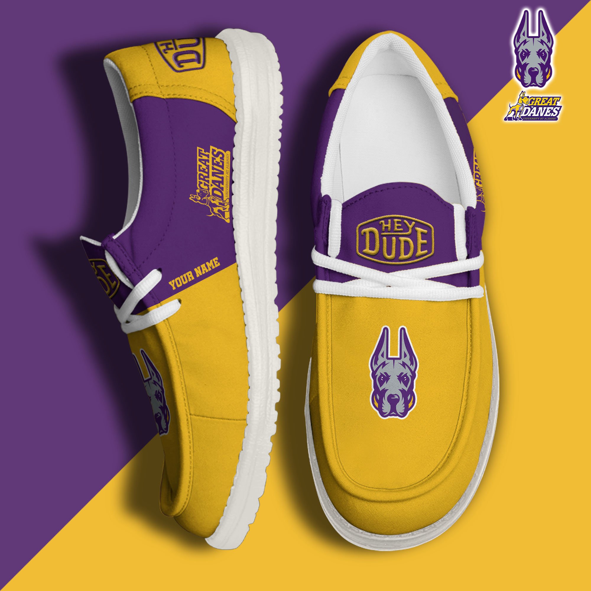 Albany Great Danes Personalized Hey Dude Shoes For Men And Women ST6575