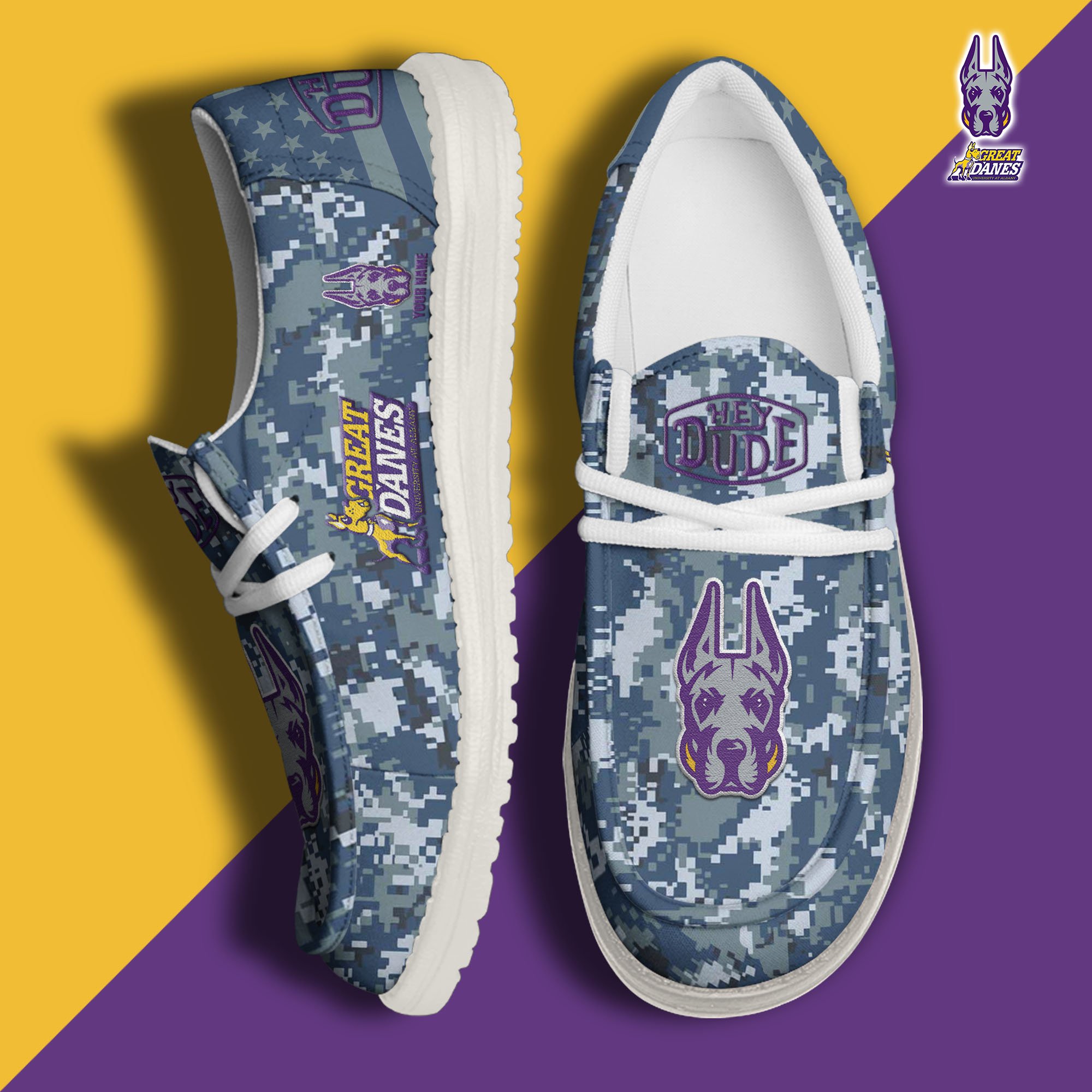 Albany Great Danes Personalized Hey Dude Shoes For Men And Women ST7526