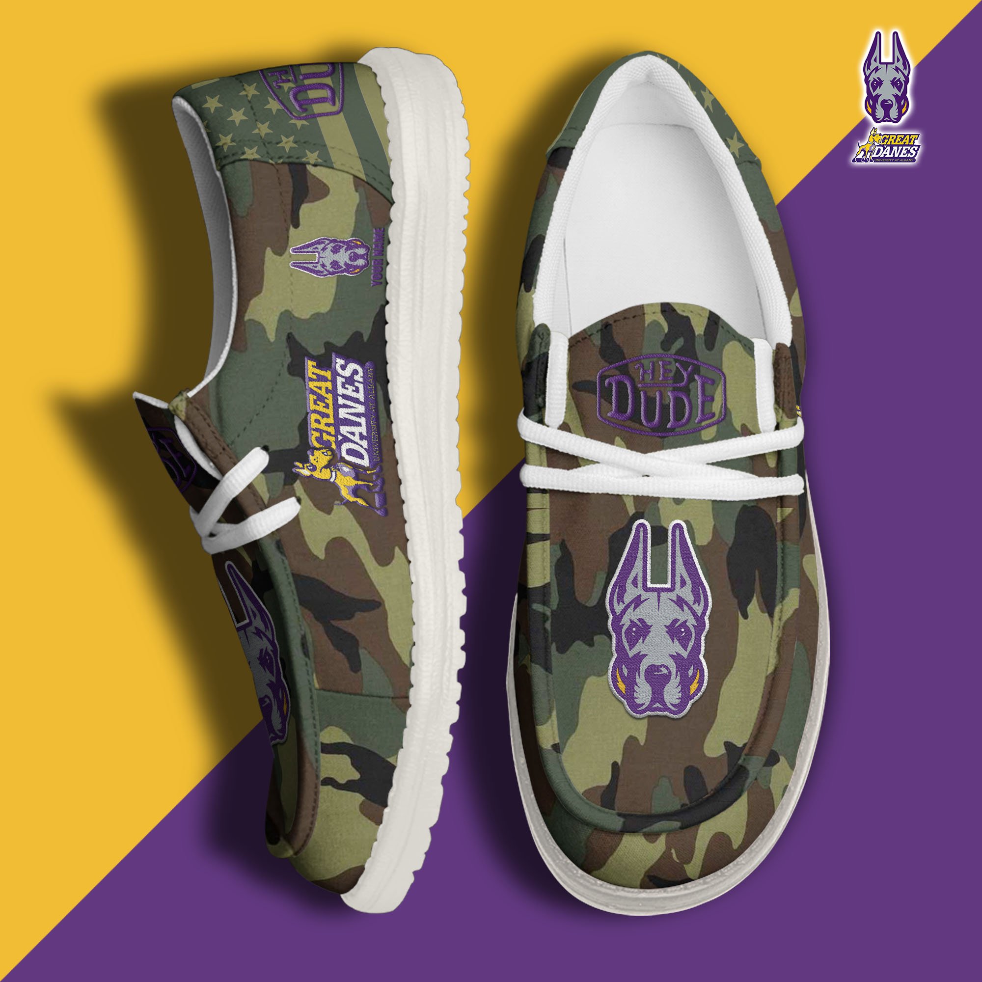 Albany Great Danes Personalized Hey Dude Shoes For Men And Women ST8086