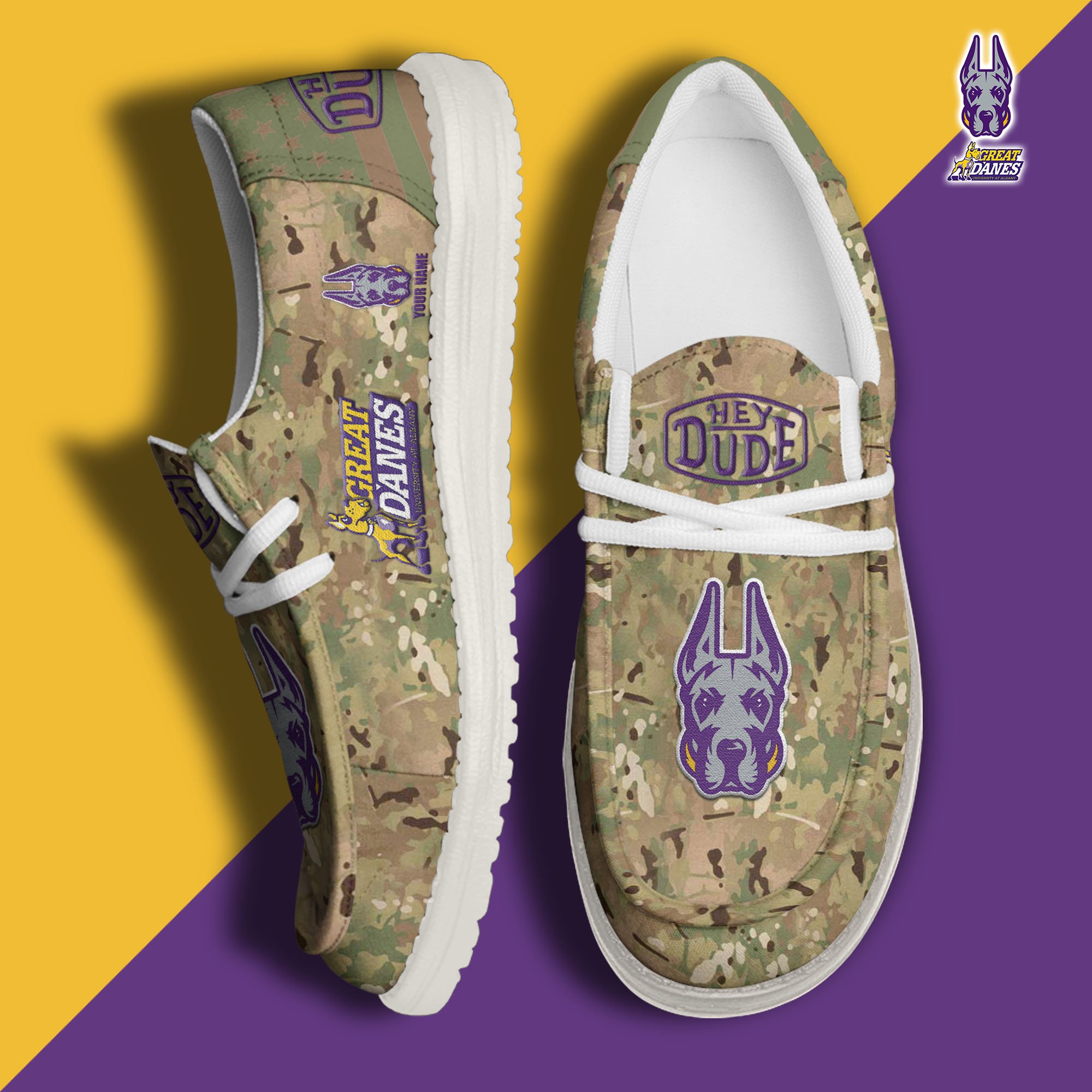 Albany Great Danes Personalized Hey Dude Shoes For Men And Women ST8174