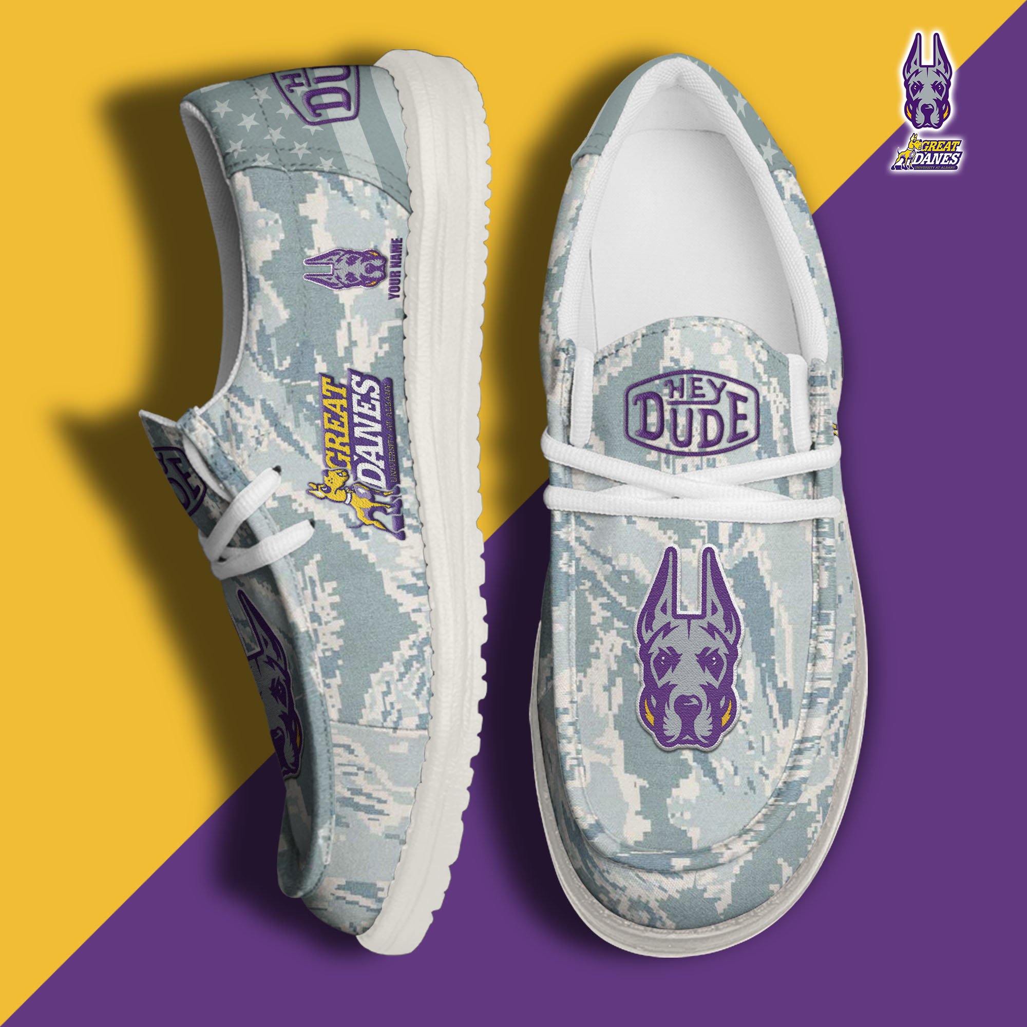 Albany Great Danes Personalized Hey Dude Shoes For Men And Women ST8348