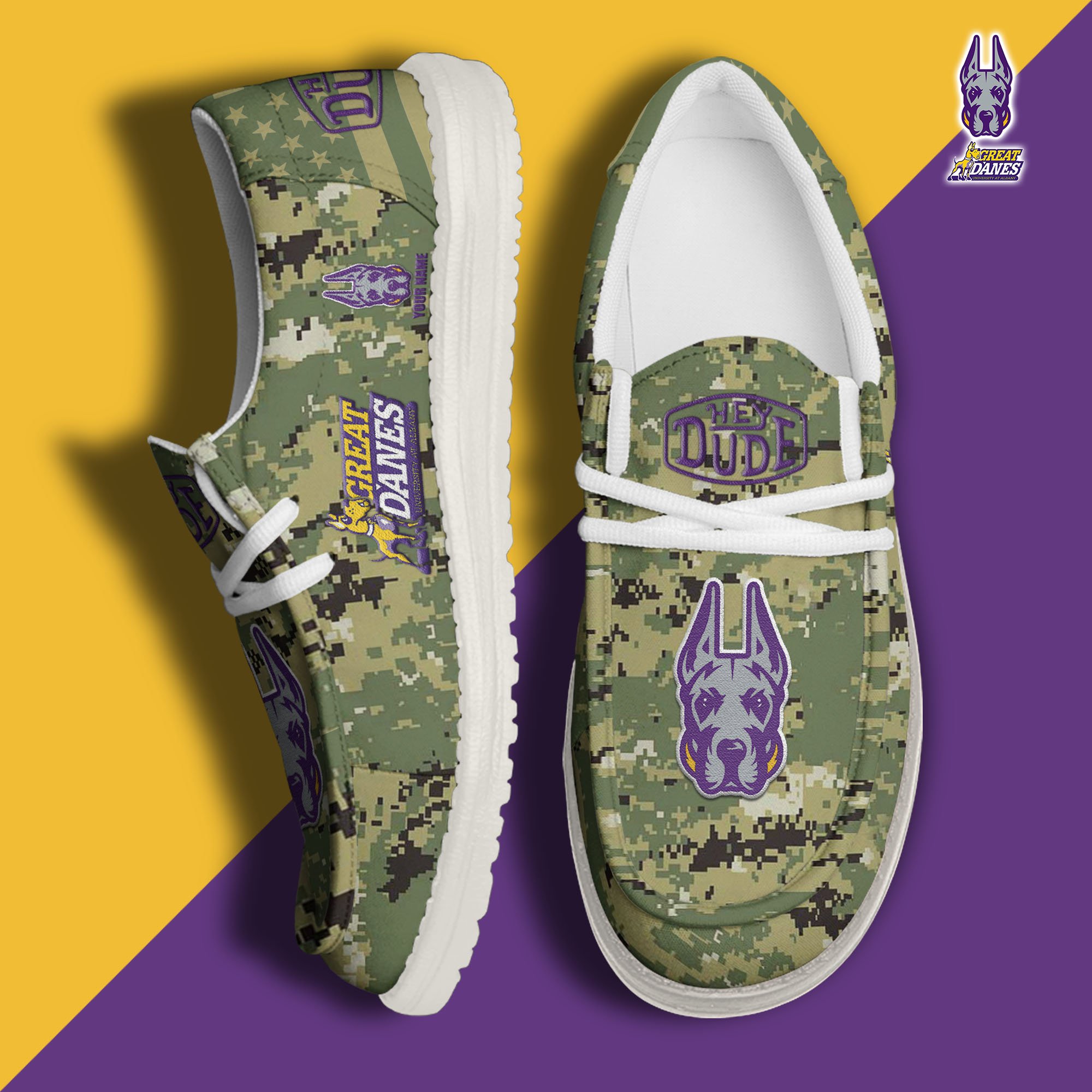Albany Great Danes Personalized Hey Dude Shoes For Men And Women ST8538