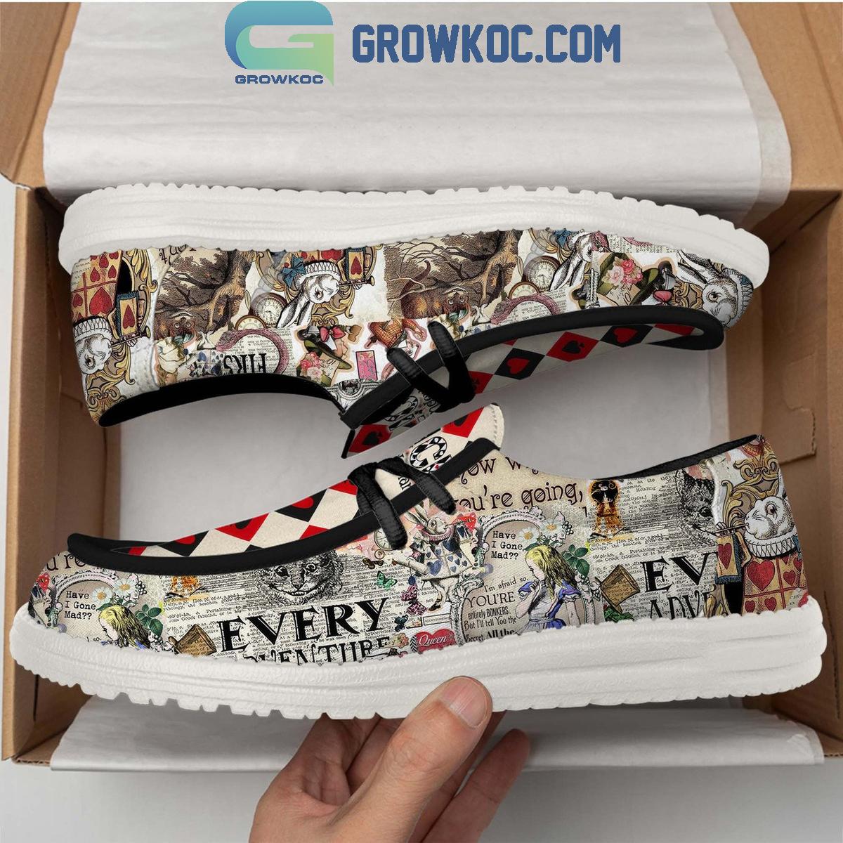 Alice In Wonderland Personalized Hey Dude Shoes For Men And Women ST9227