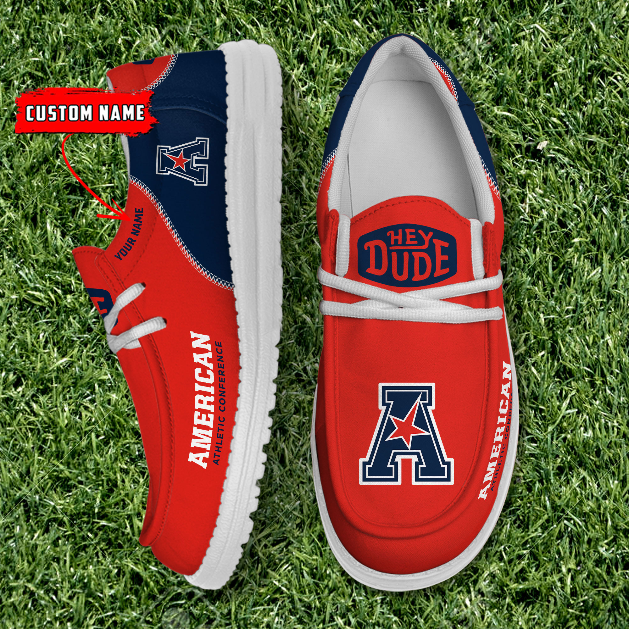 American Athletic Conference Football Personalized Hey Dude Shoes For Men And Women ST5456