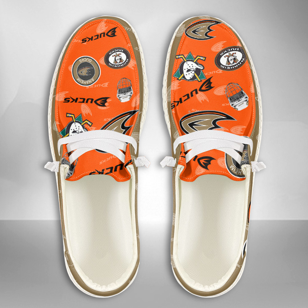 Anaheim Ducks NHL Personalized Hey Dude Shoes For Men And Women ST12377