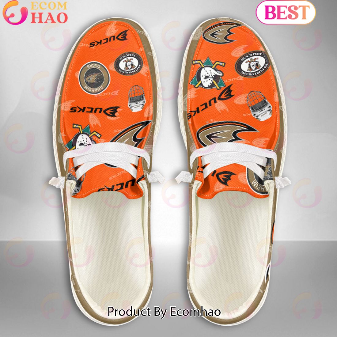 Anaheim Ducks Personalized Hey Dude Shoes For Men And Women ST4246