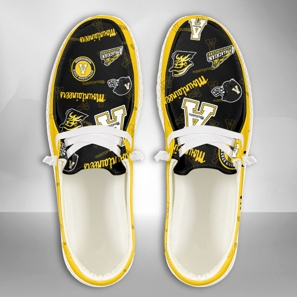 Appalachian State Mountaineers NCAA Personalized Hey Dude Shoes For Men And Women ST12113