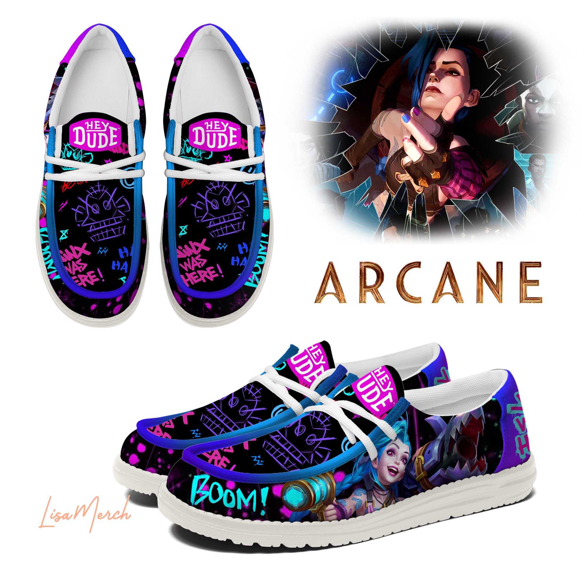 Arcane Hey Dude Shoes For Men And Women ST9052