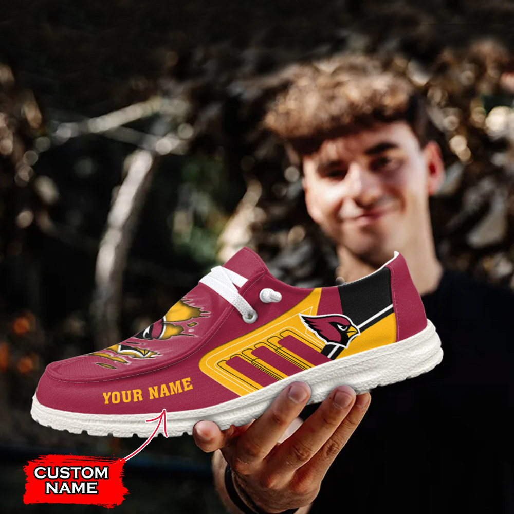 Arizona Cardinals NFL Personalized Hey Dude Shoes For Men And Women ST11768