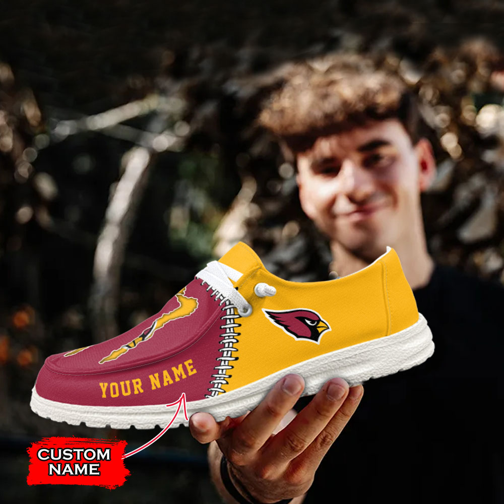 Arizona Cardinals NFL Personalized Hey Dude Shoes For Men And Women ST14563