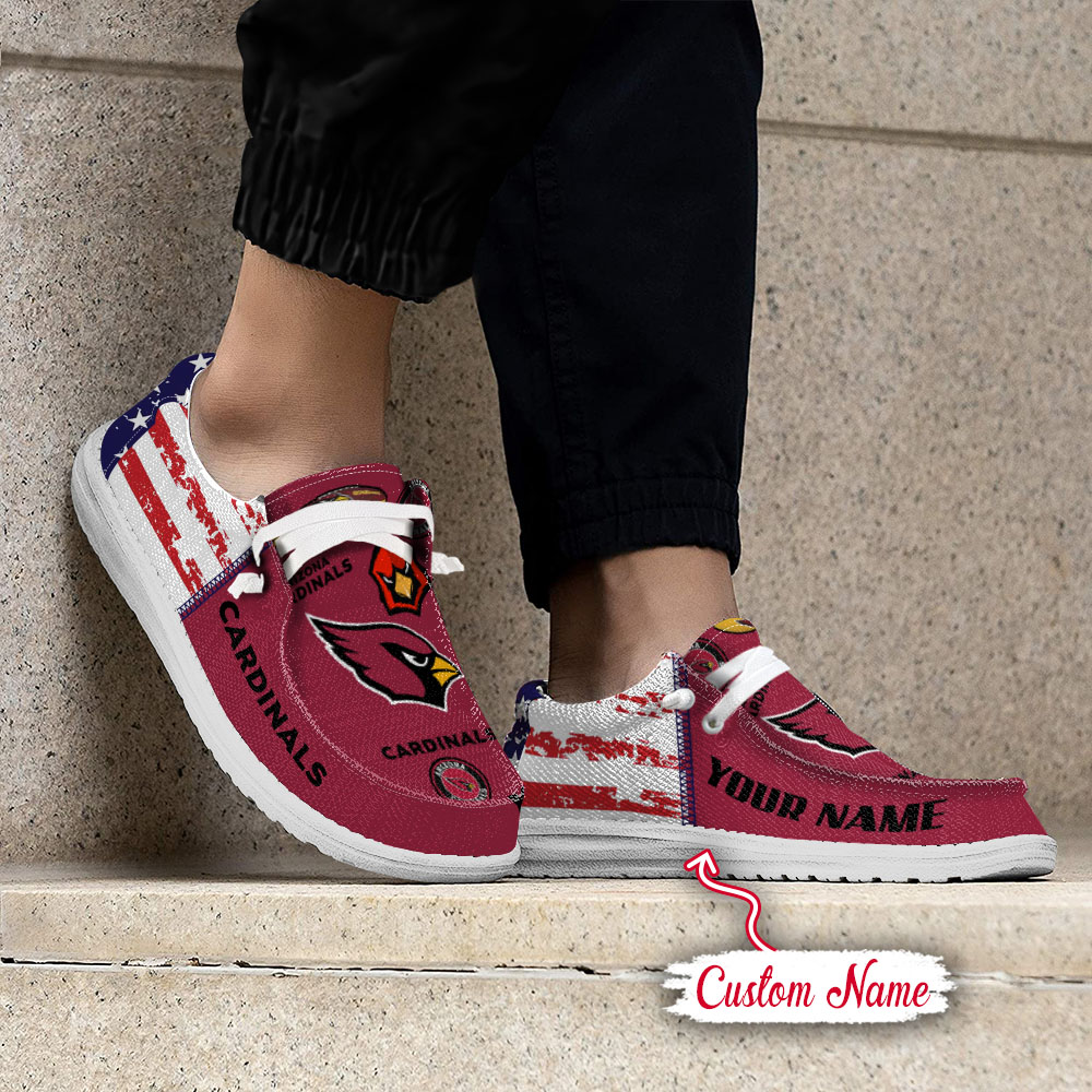 Arizona Cardinals NFL Personalized Hey Dude Shoes For Men And Women ST14624
