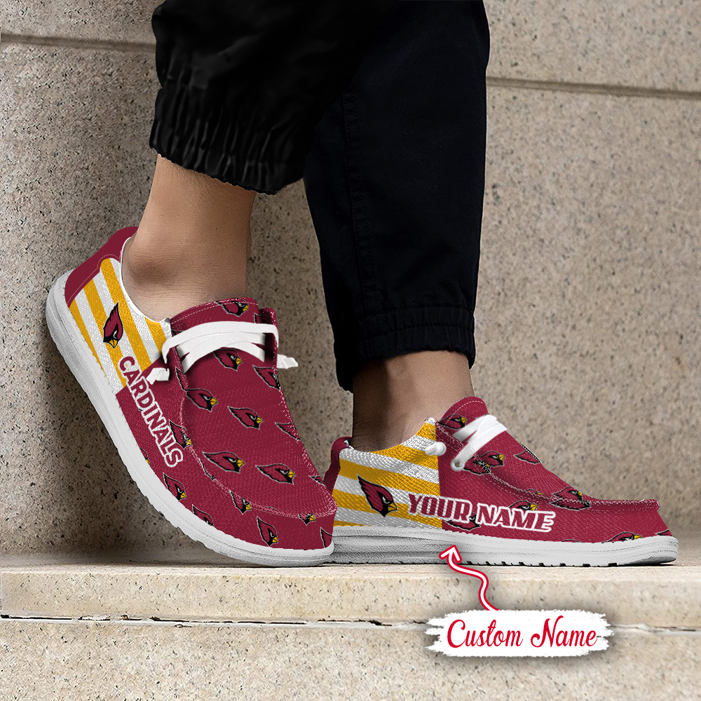 Arizona Cardinals Personalized Hey Dude Shoes For Men And Women ST10310