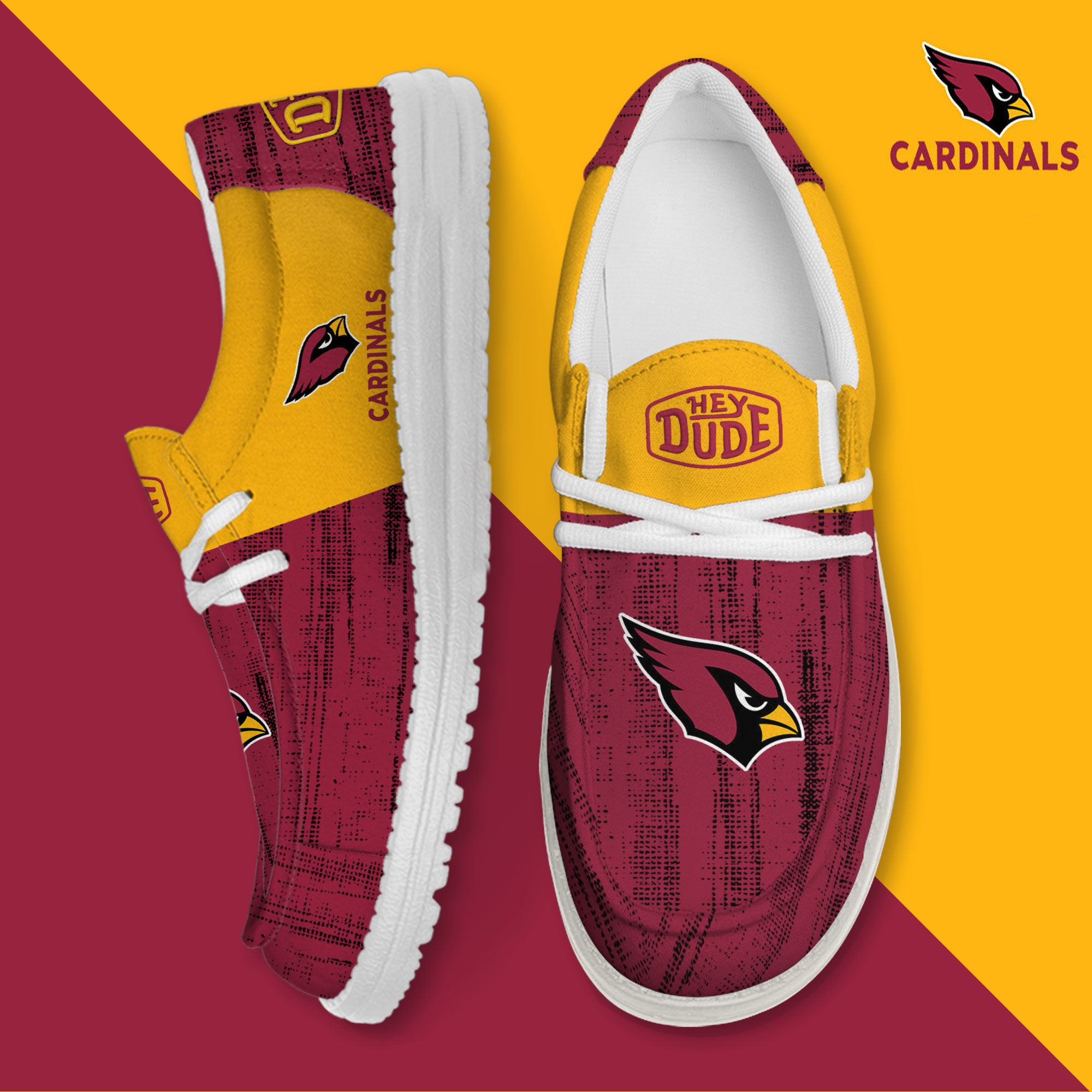 Arizona Cardinals Personalized Hey Dude Shoes For Men And Women ST11417