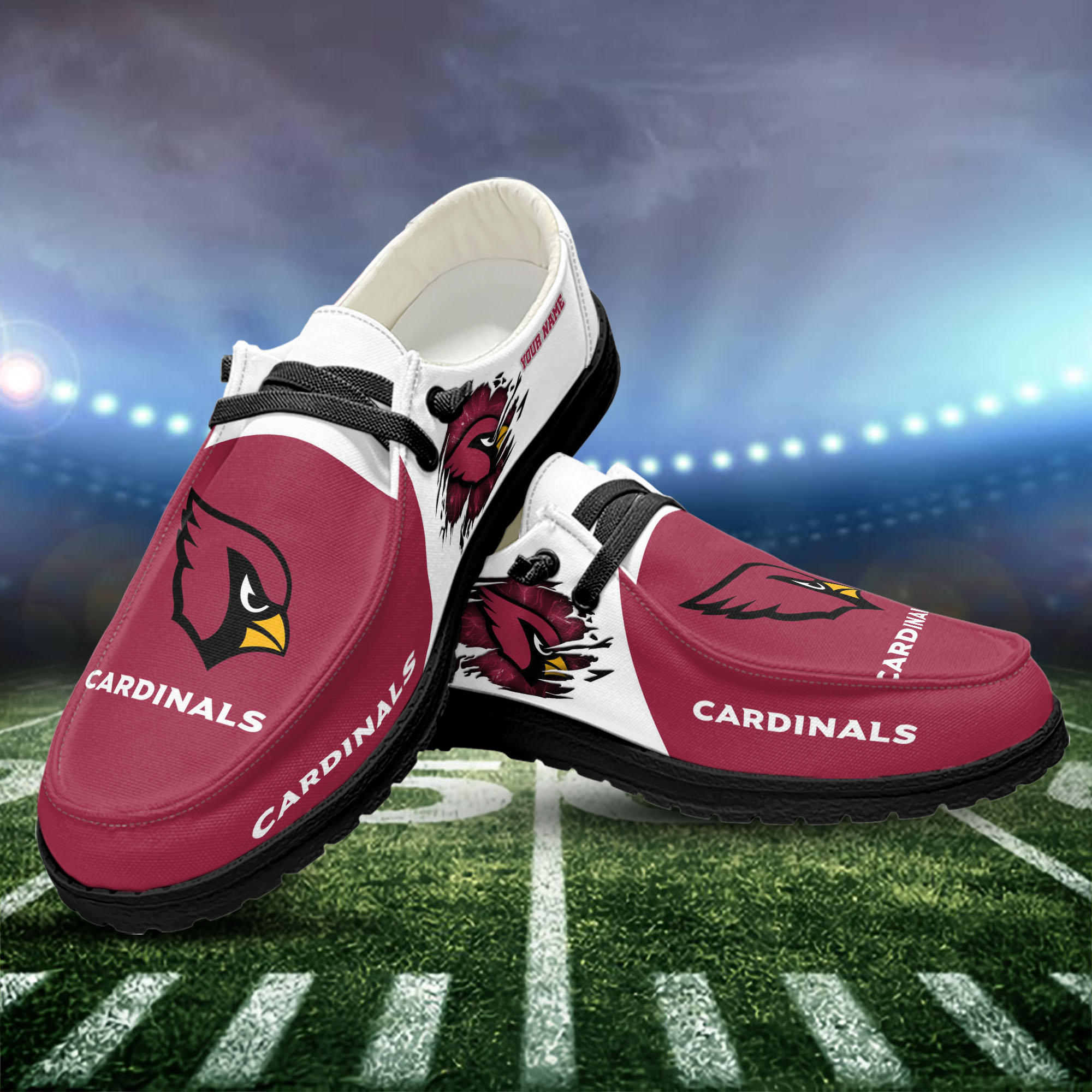Arizona Cardinals Personalized Hey Dude Shoes For Men And Women ST16050