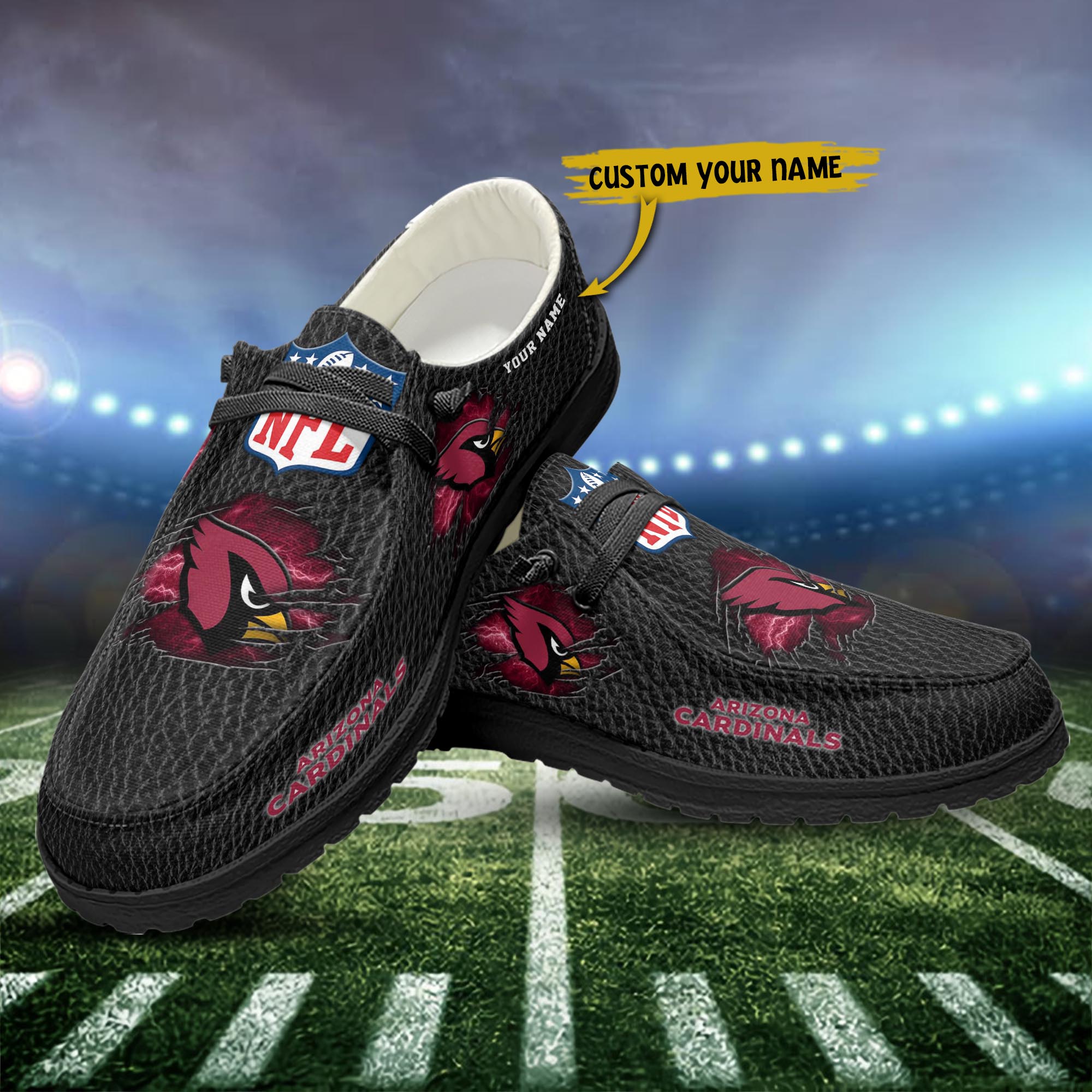 Arizona Cardinals Personalized Hey Dude Shoes For Men And Women ST16072