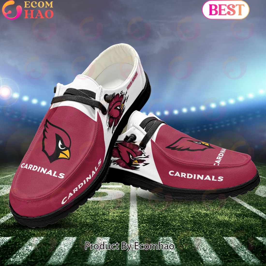 Arizona Cardinals Personalized Hey Dude Shoes For Men And Women ST4203