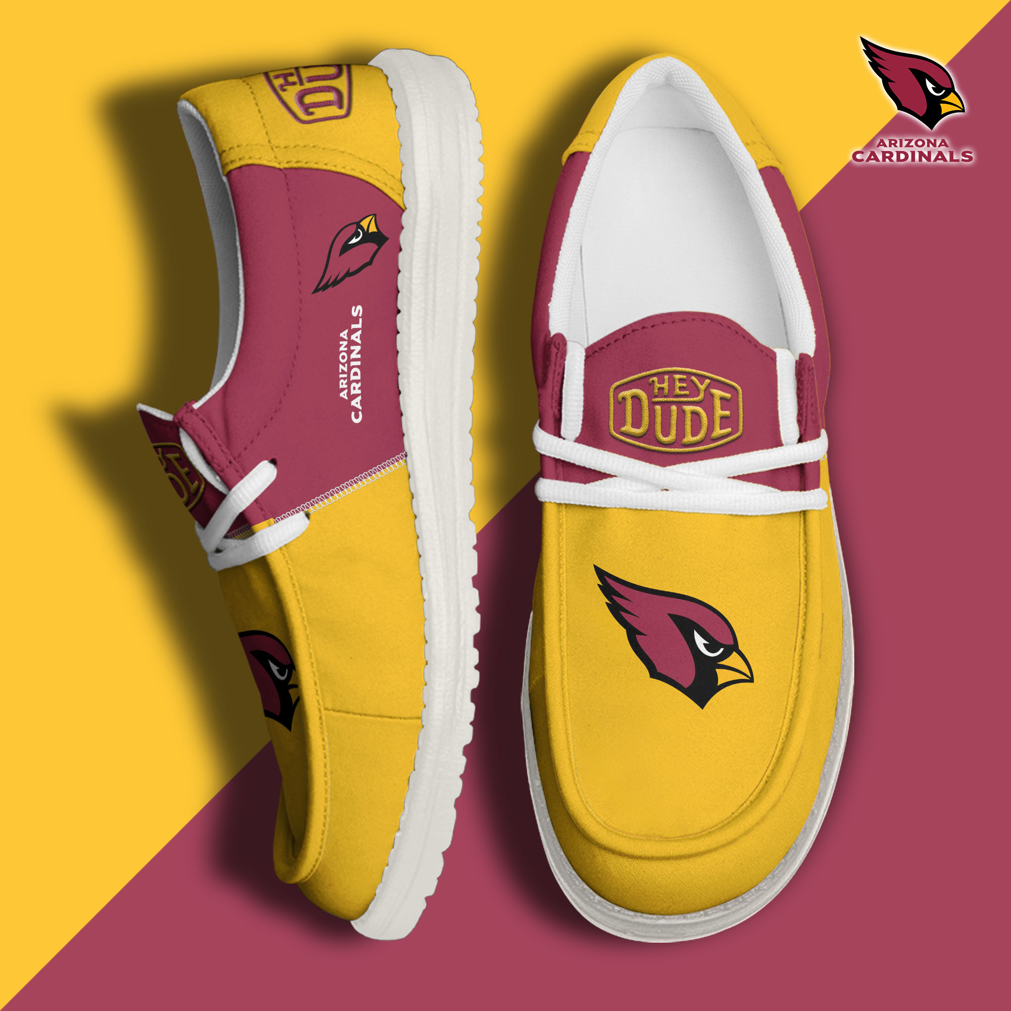 Arizona Cardinals Personalized Hey Dude Shoes For Men And Women ST4807