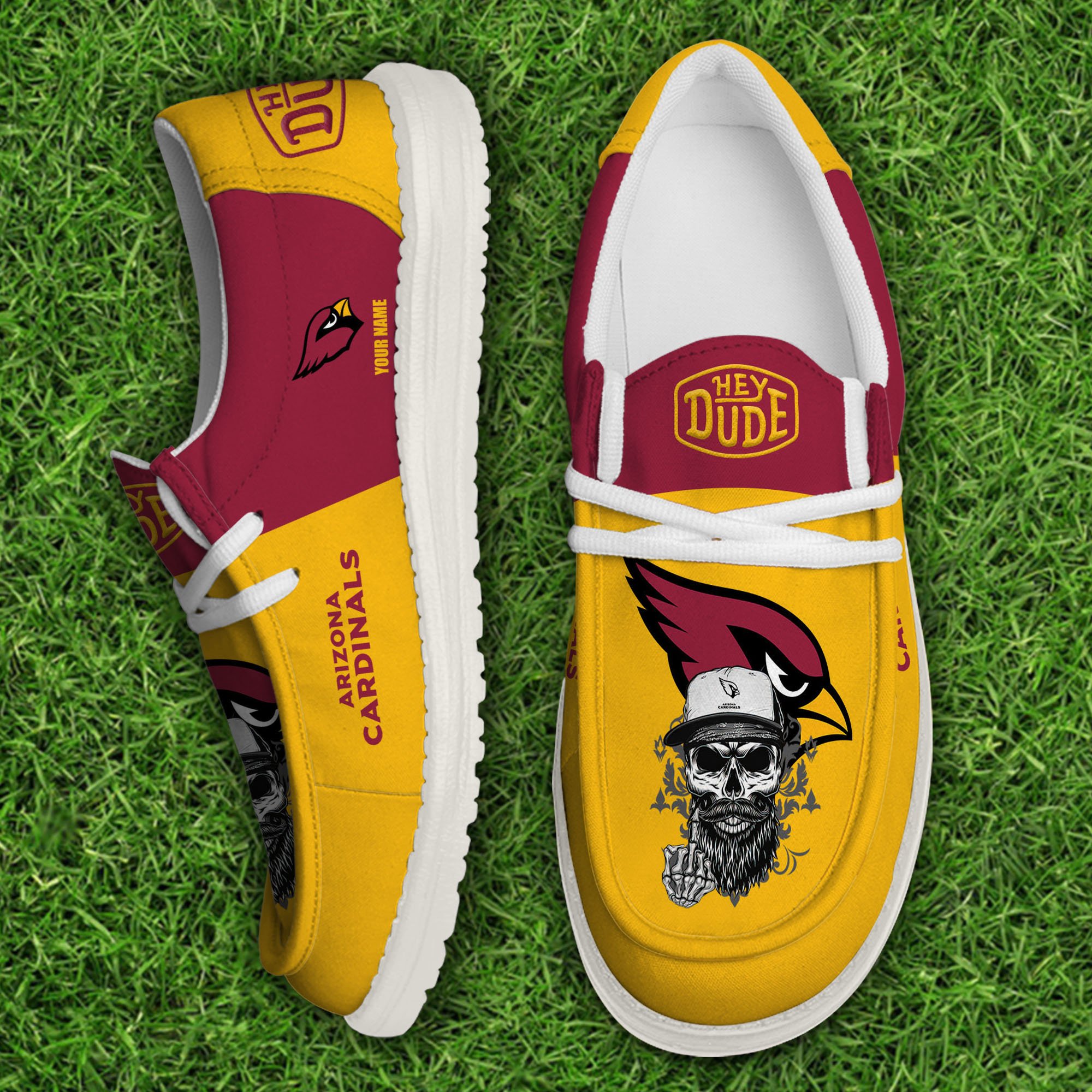 Arizona Cardinals Personalized Hey Dude Shoes For Men And Women ST4897