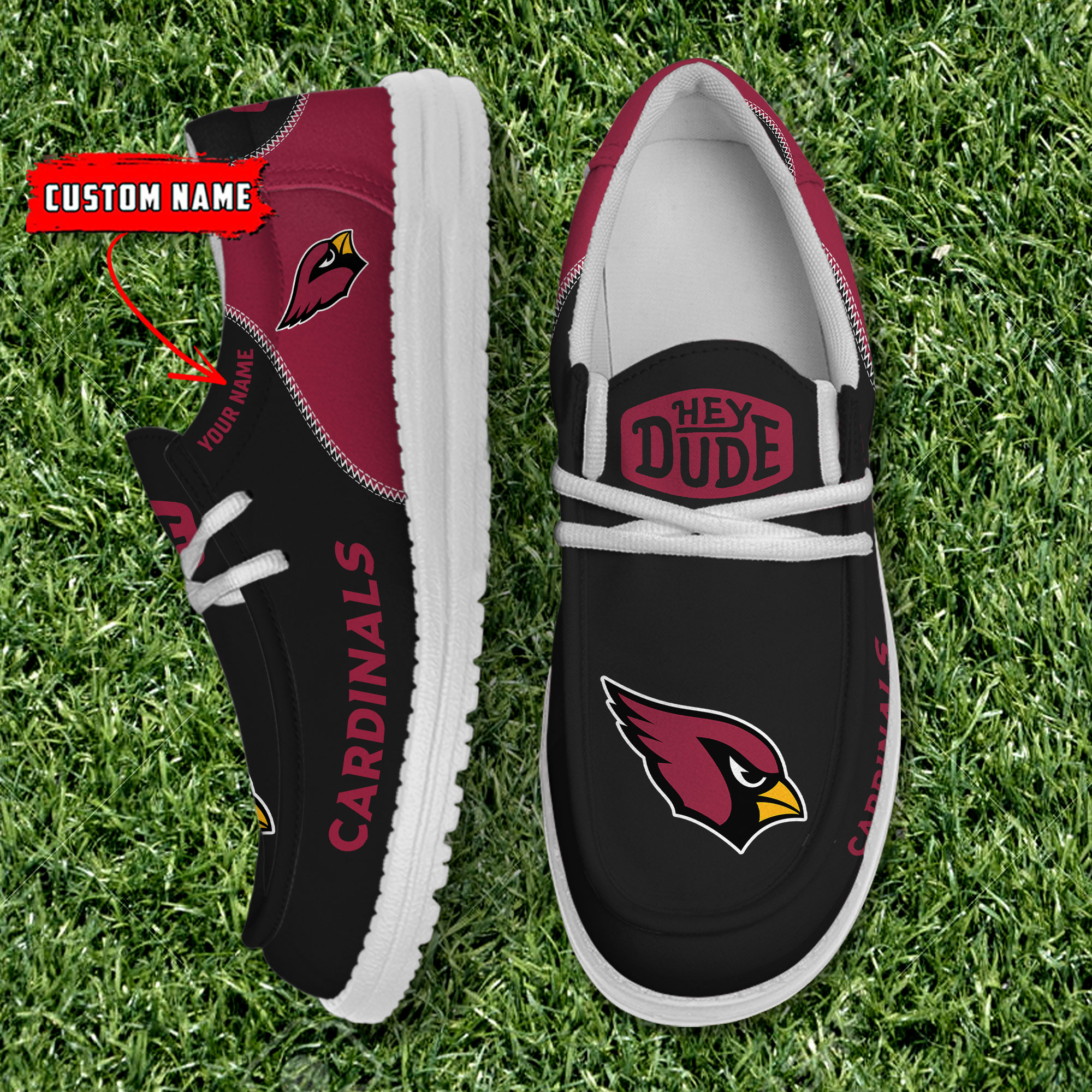 Arizona Cardinals Personalized Hey Dude Shoes For Men And Women ST5138