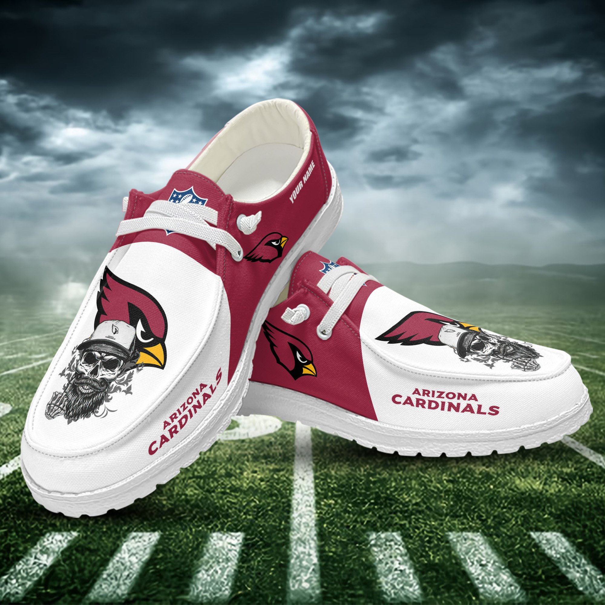 Arizona Cardinals Personalized Hey Dude Shoes For Men And Women ST8638