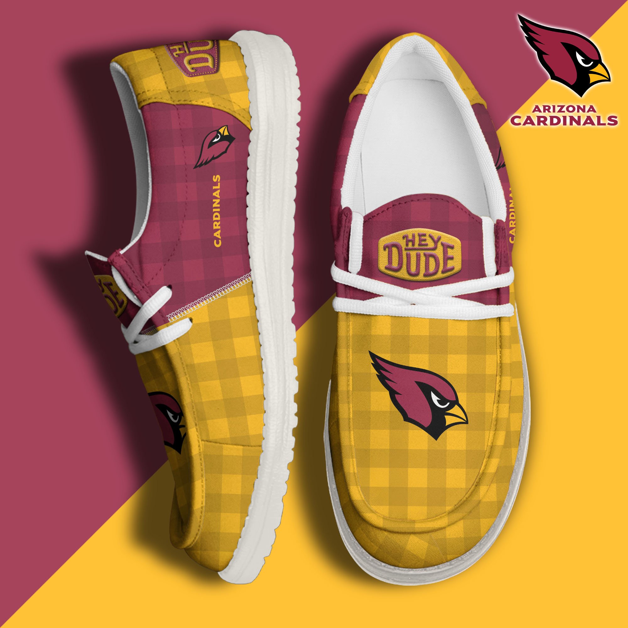 Arizona Cardinals Personalized Hey Dude Shoes For Men And Women ST8872