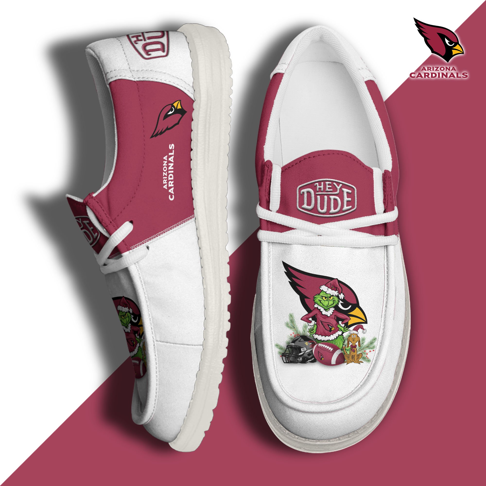 Arizona Cardinals Personalized Hey Dude Shoes For Men And Women ST8924