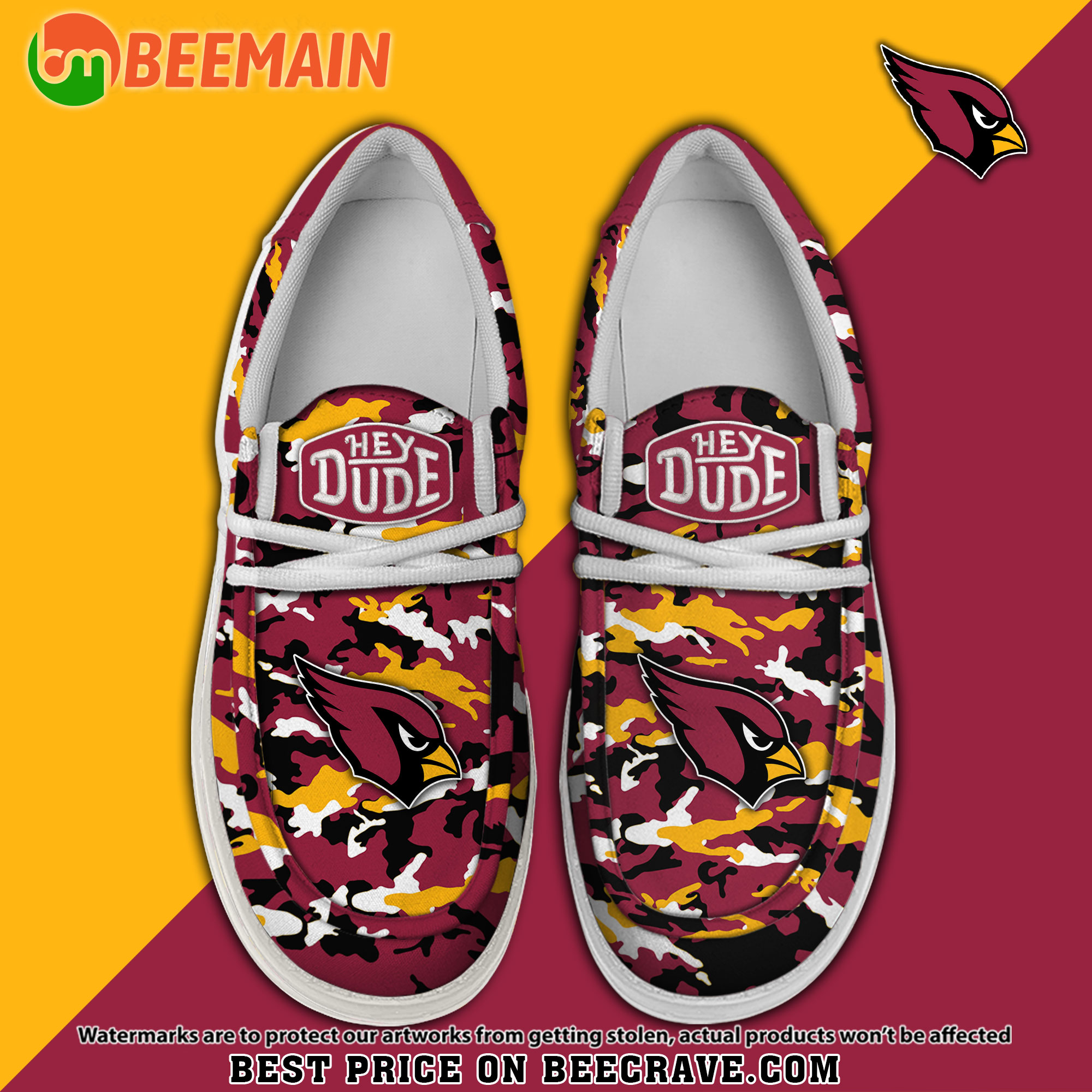 Arizona Cardinals Personalized Hey Dude Shoes For Men And Women ST9328
